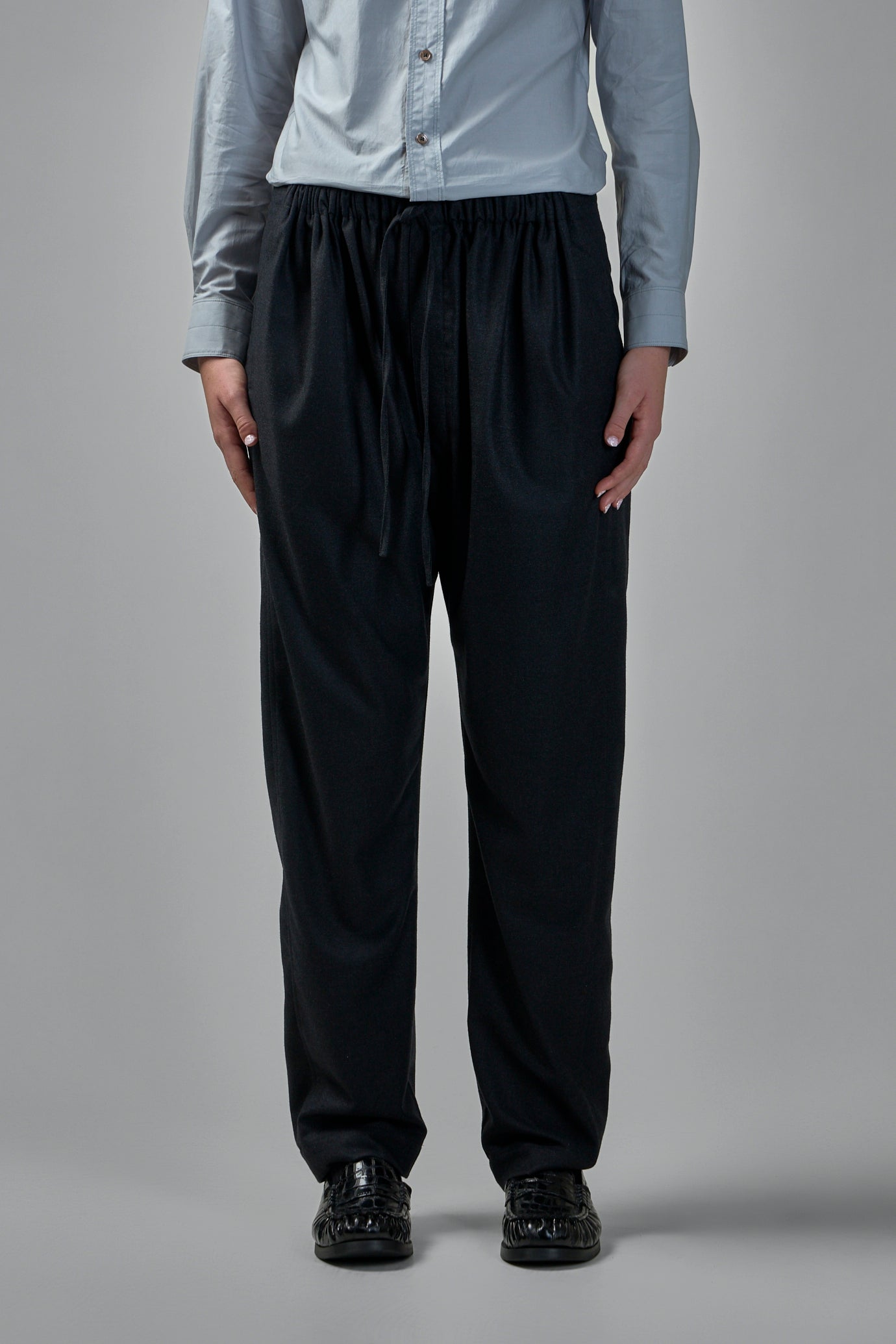 Drawstring Parachute Pants