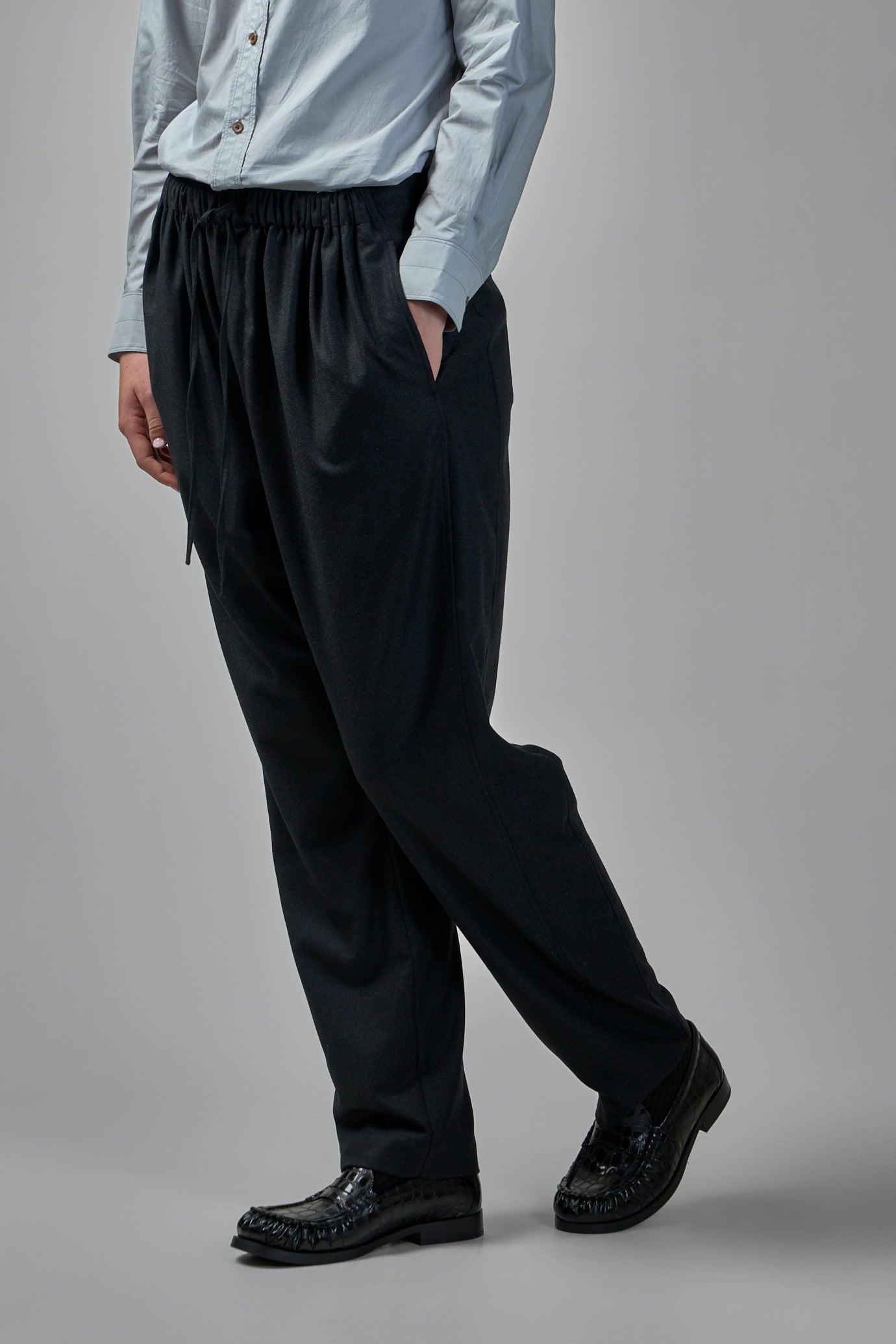Drawstring Parachute Pants