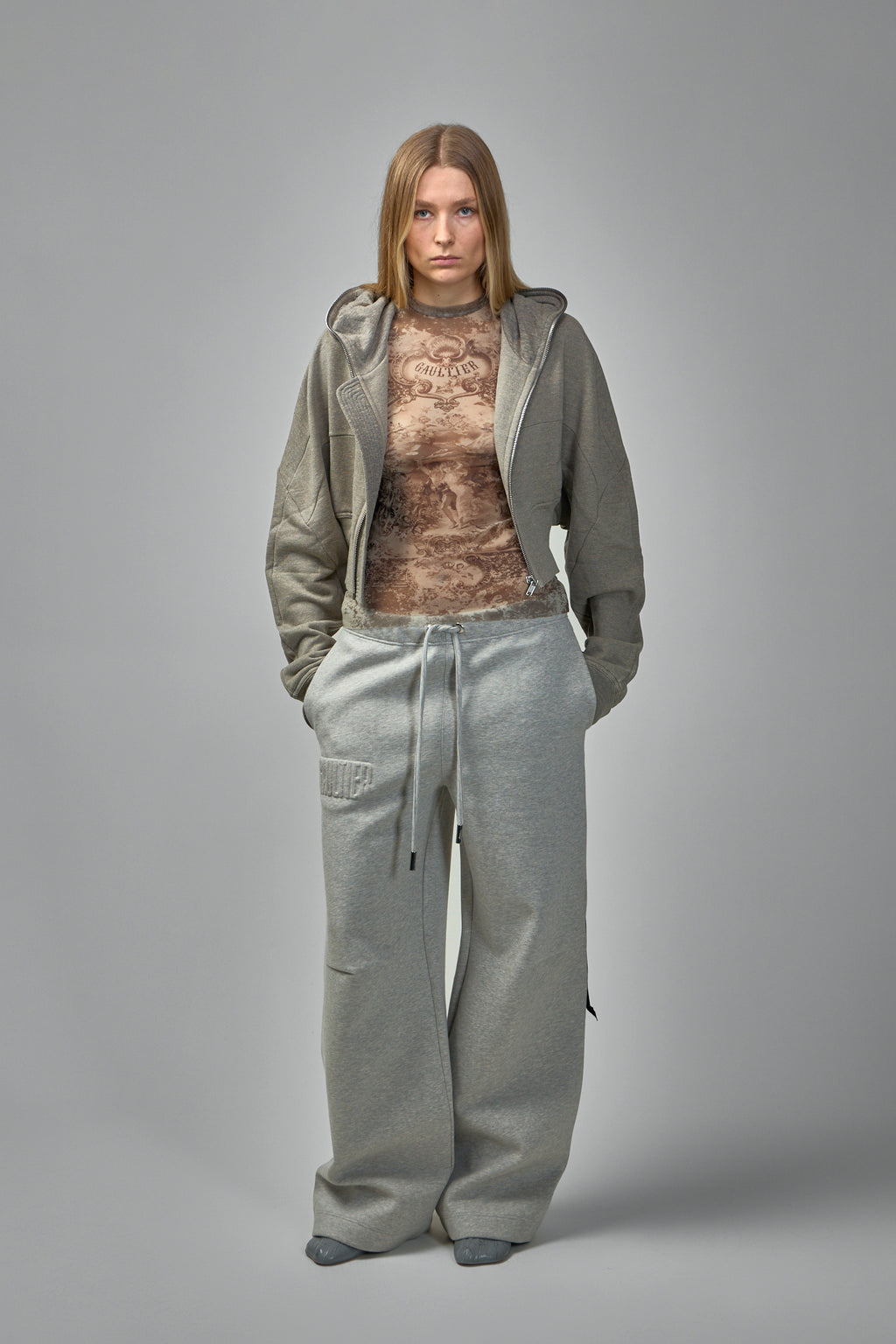 Mesh Printed Médaillon Tank Top