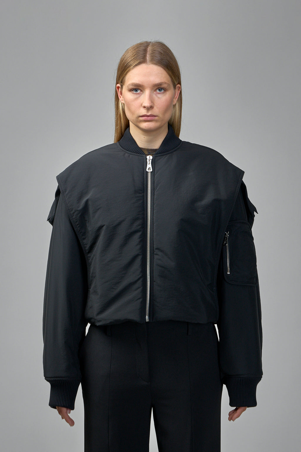 Hooded Bomber Jacket