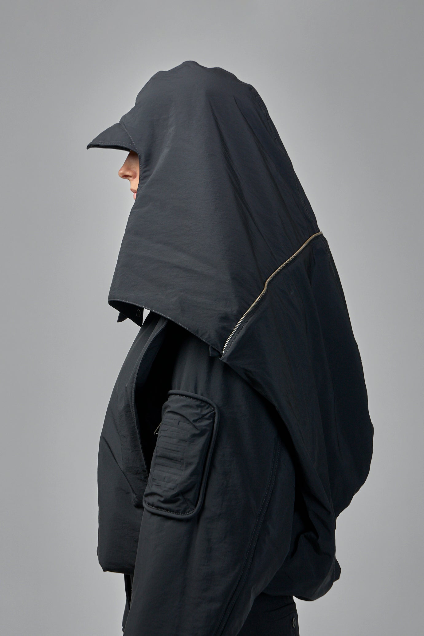 Hooded Bomber Jacket