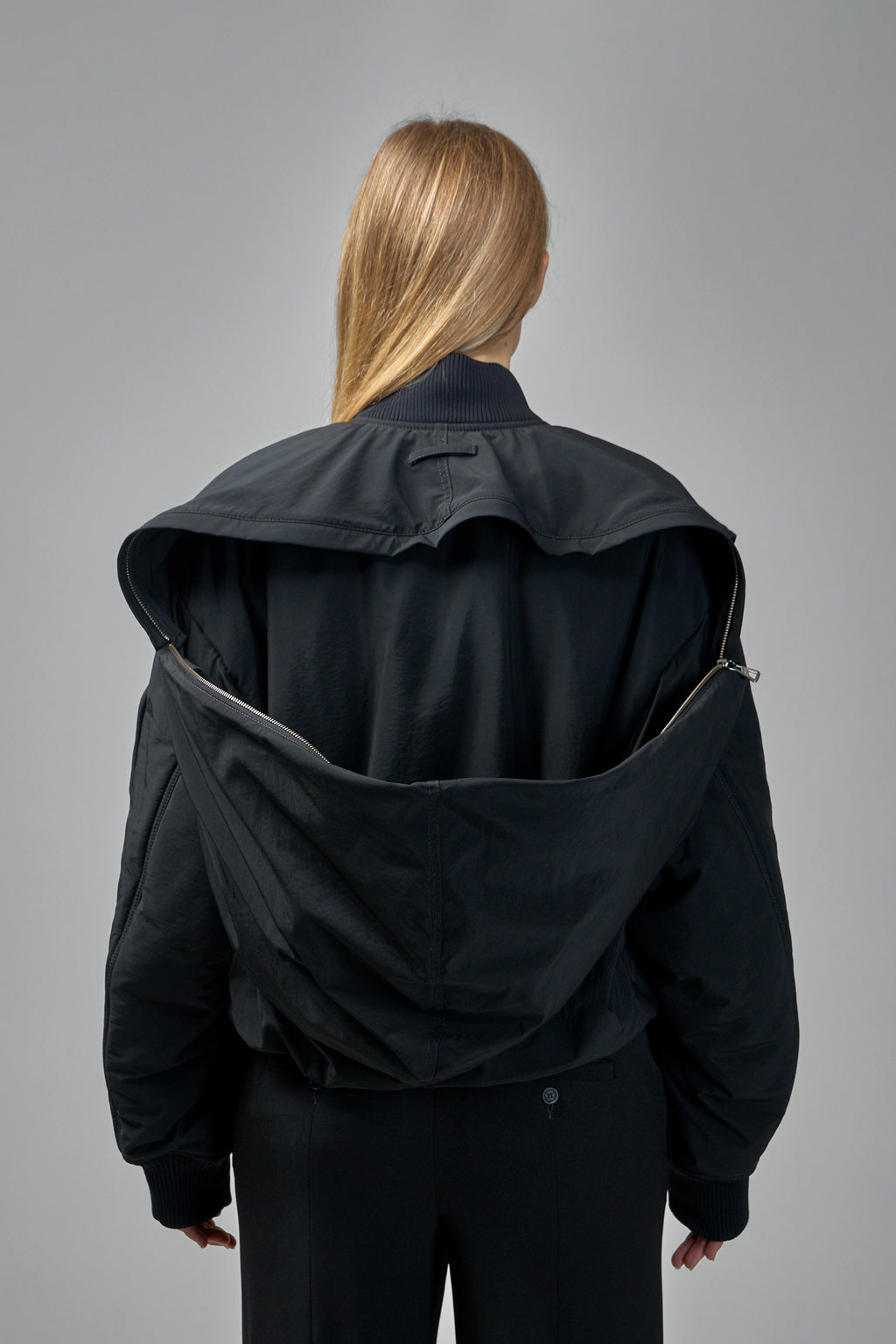 Hooded Bomber Jacket