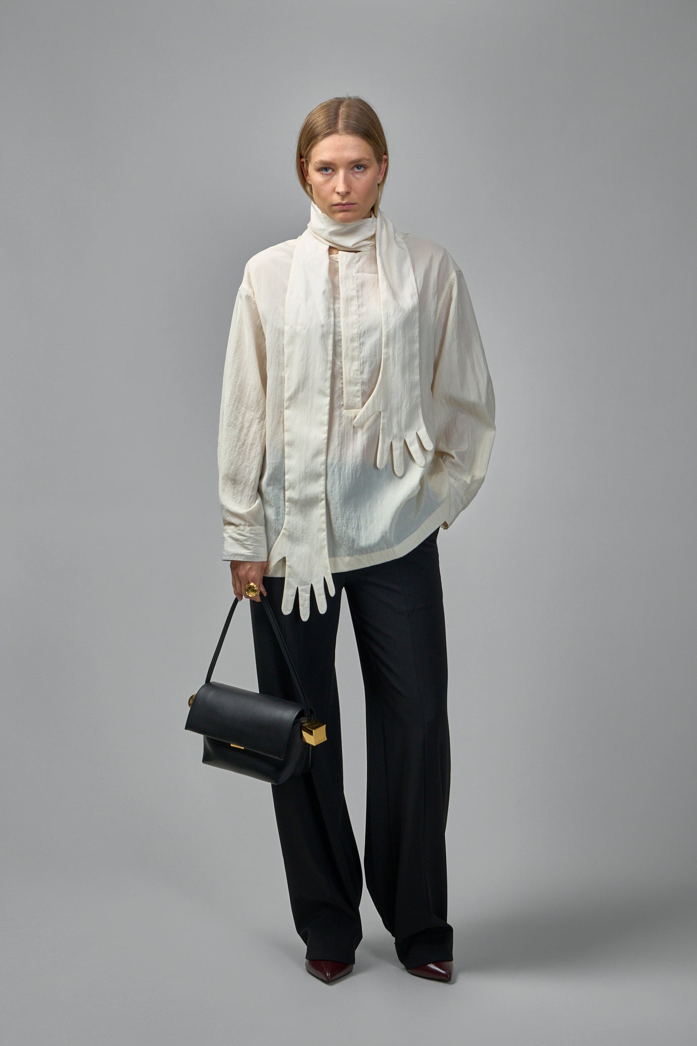 Shirt With Gloves Detail