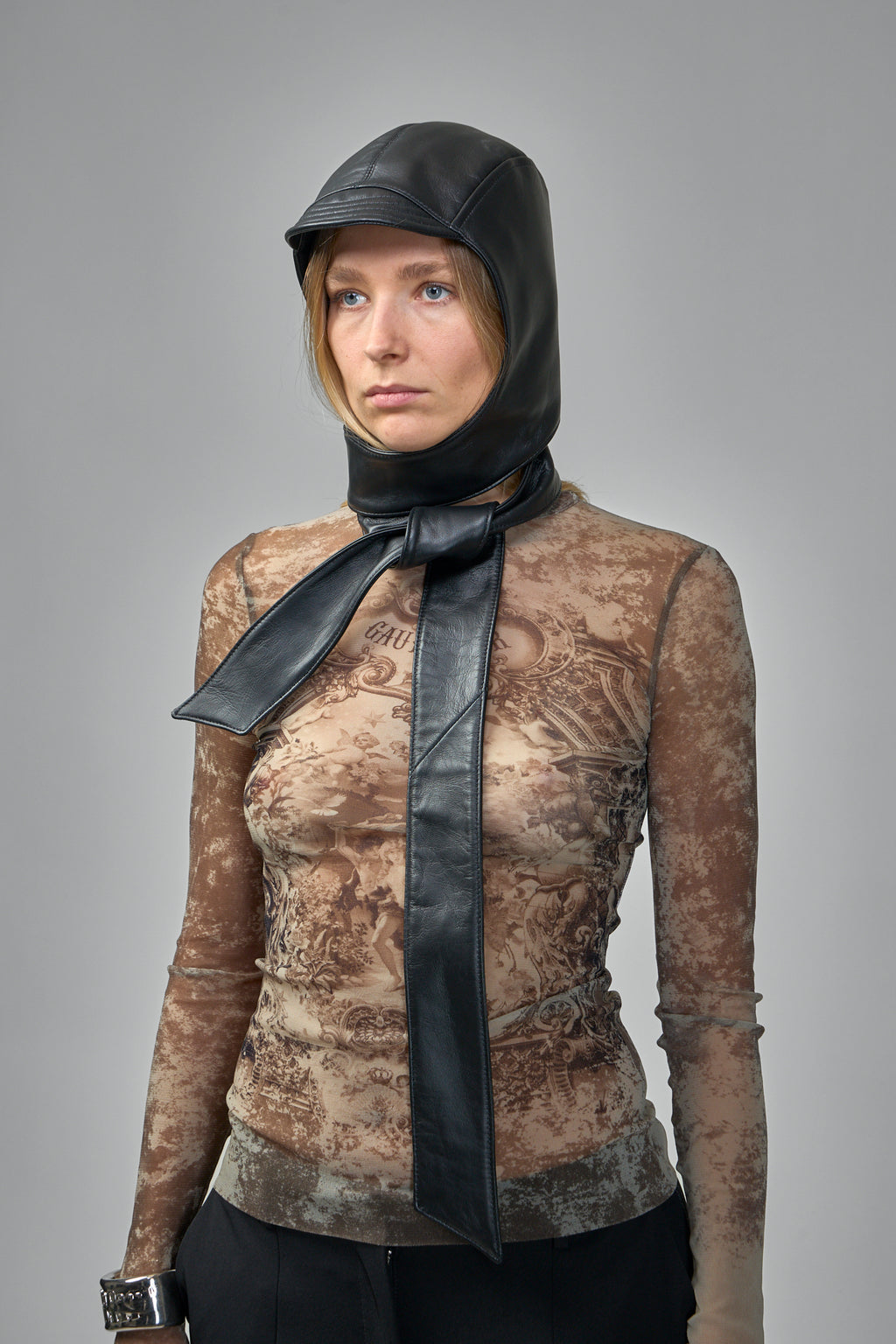 The Black Leather Hood