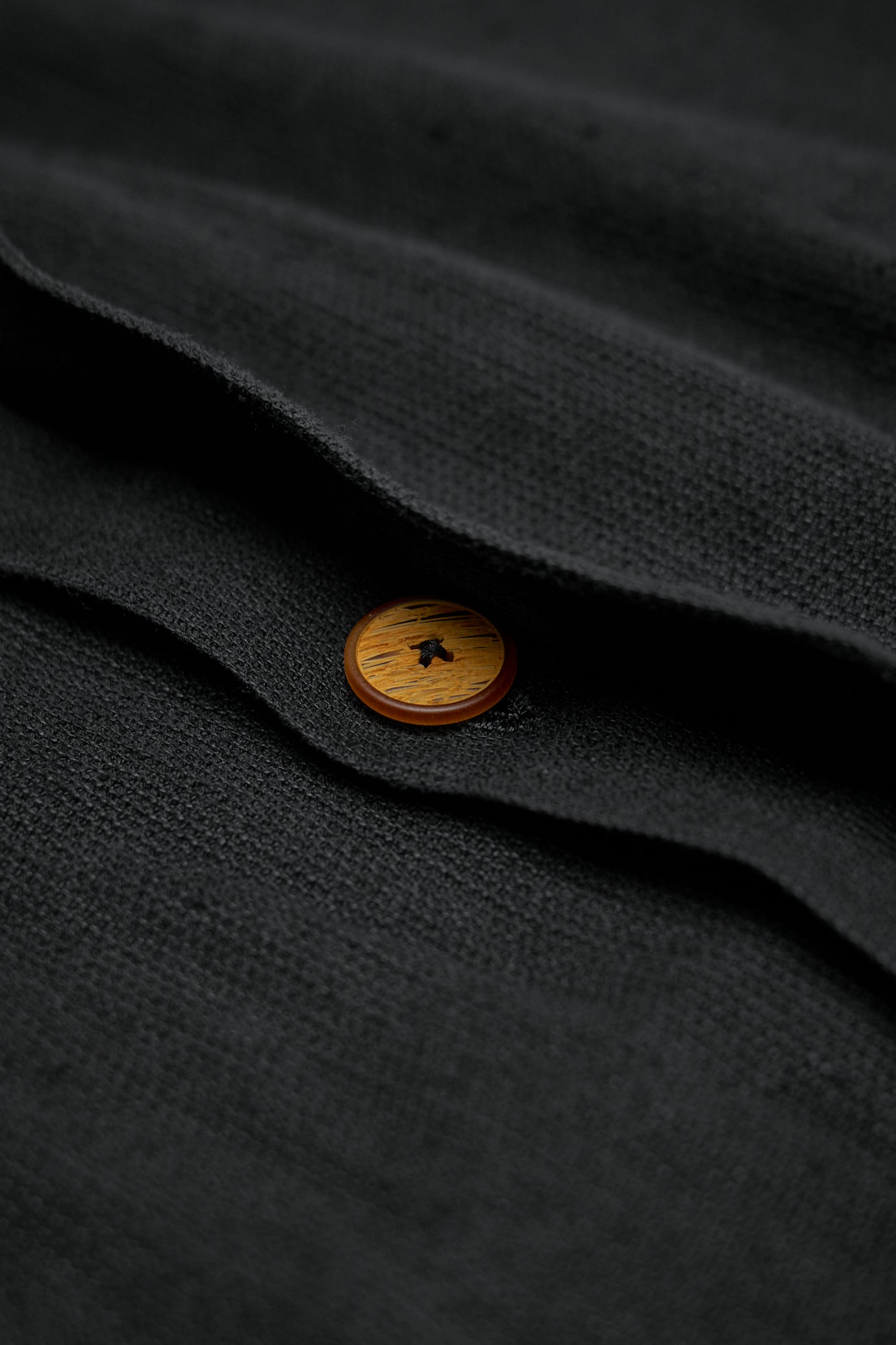 Assymetric Swing Back Exaggerated Volume Short Sleeve Workshirt