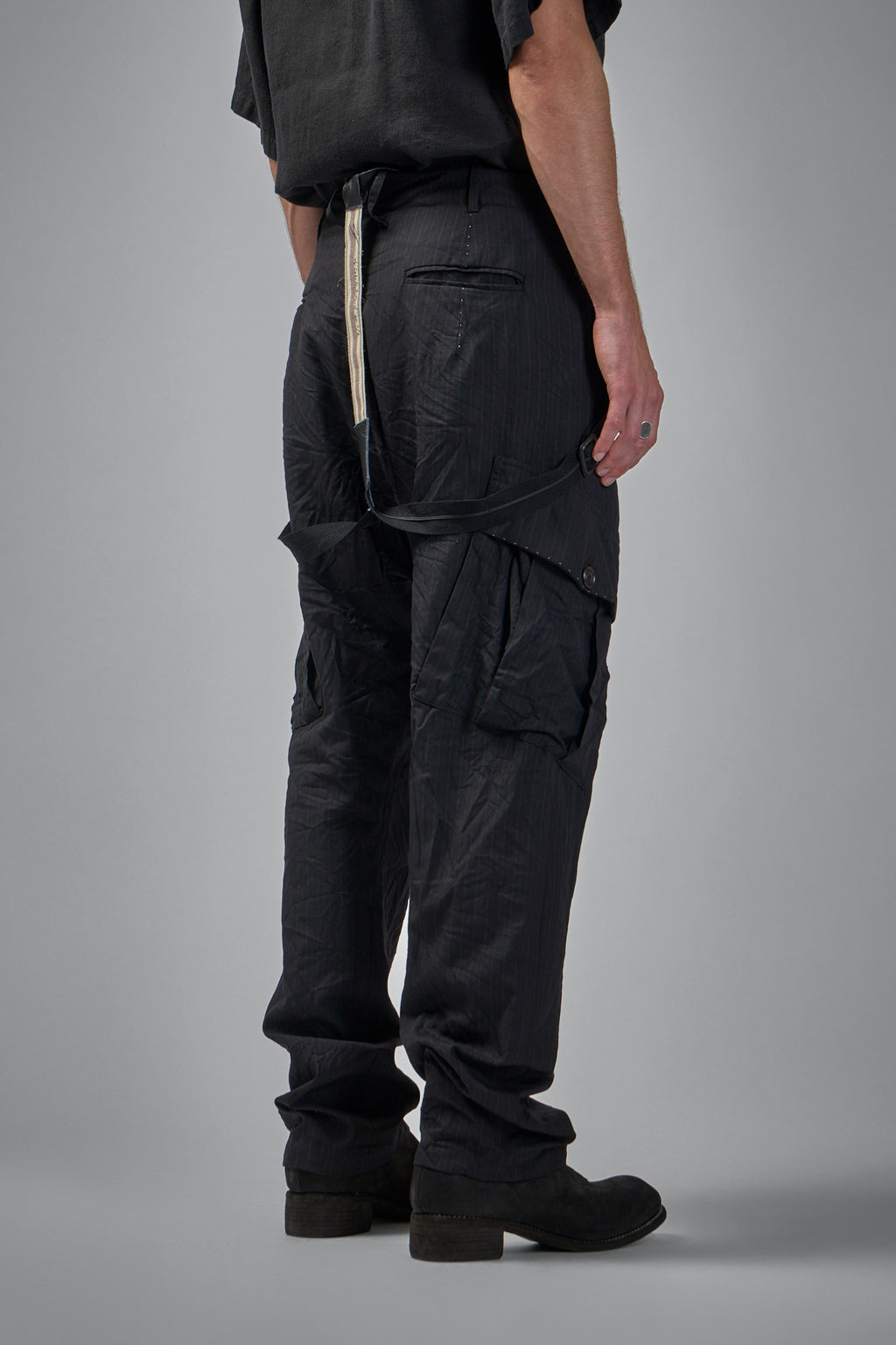 Advanced Drop-crotchttailored Cargo Pocket Trouser