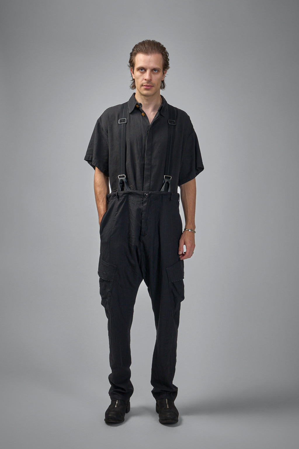 Advanced Drop-crotchttailored Cargo Pocket Trouser