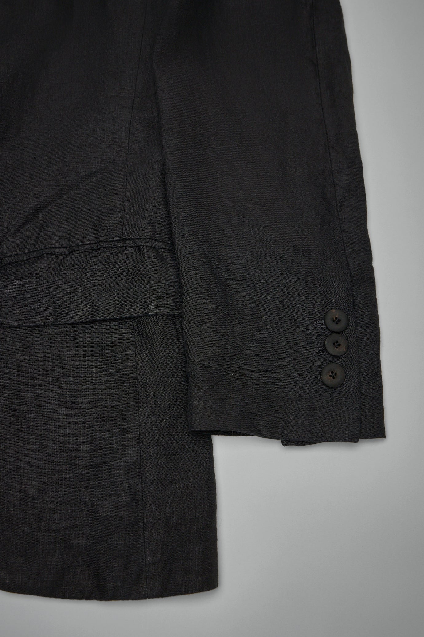 Hand Pad-stitched Classic Notch Lapel 3-button Fully-lined Jacket