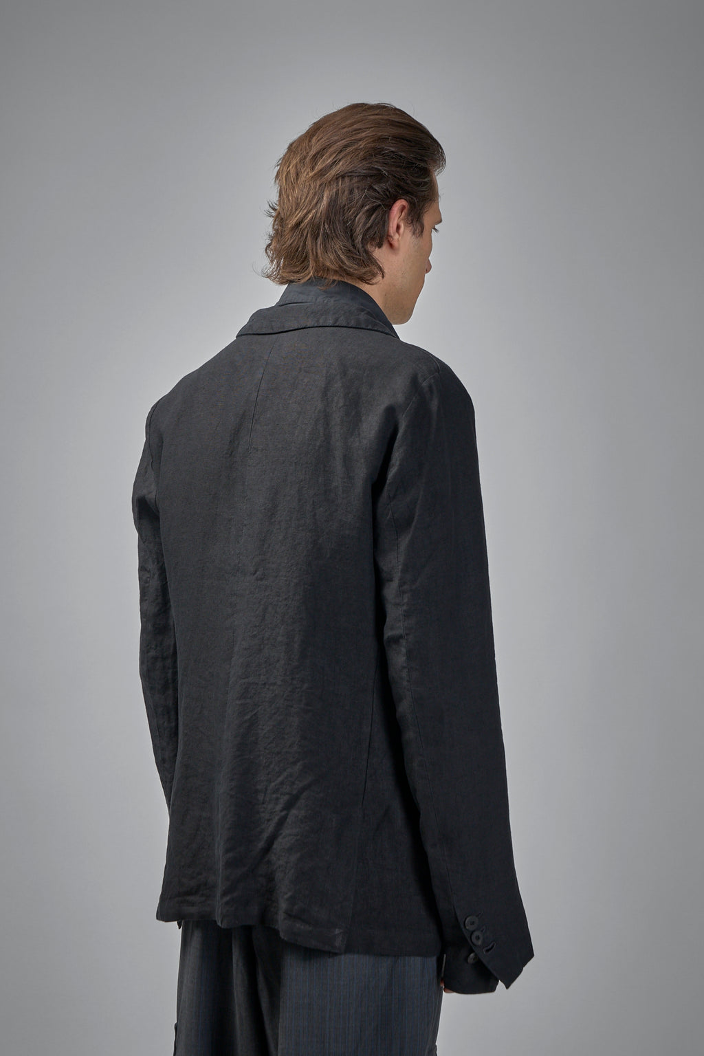 Hand Pad-stitched Classic Notch Lapel 3-button Fully-lined Jacket