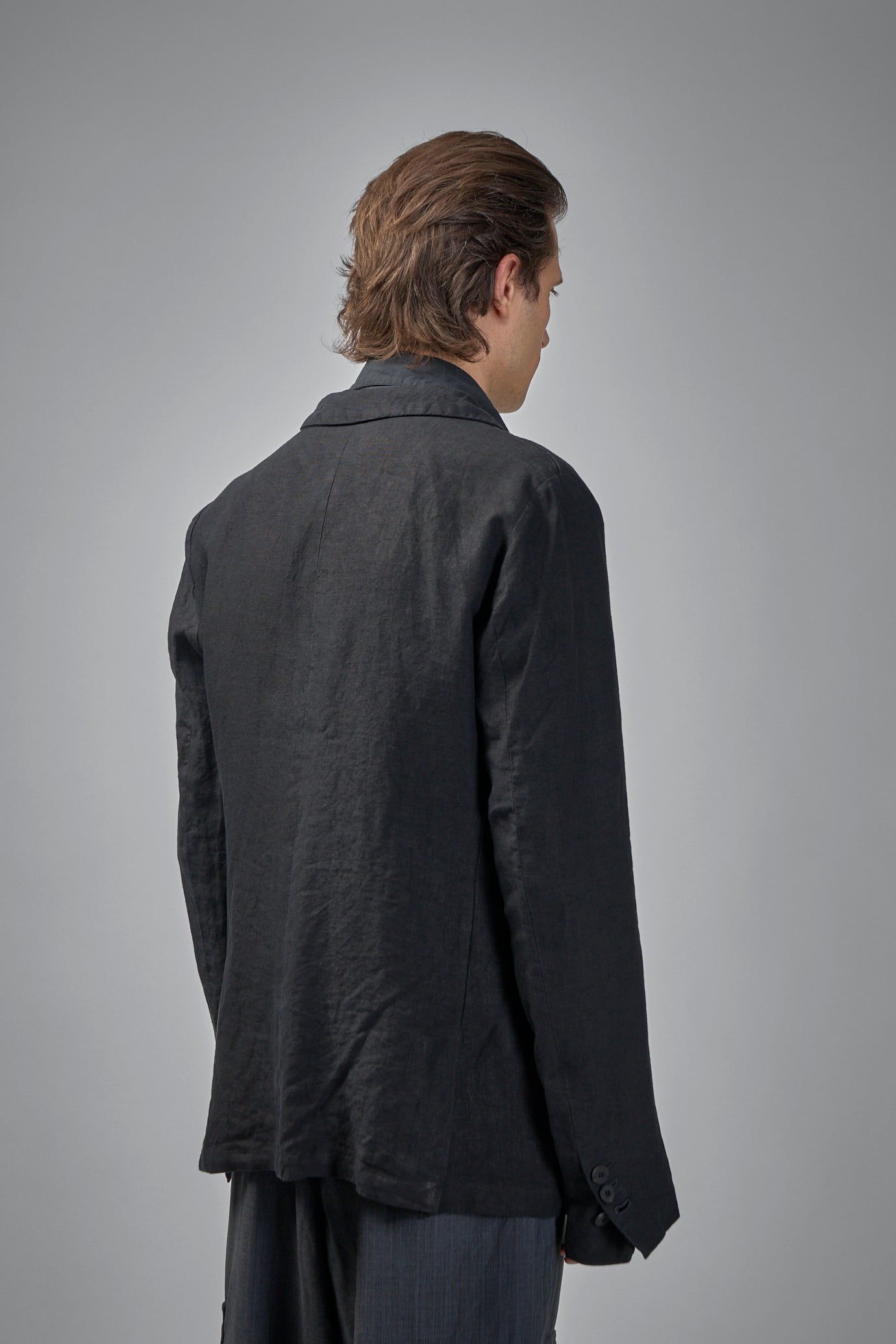 Hand Pad-stitched Classic Notch Lapel 3-button Fully-lined Jacket