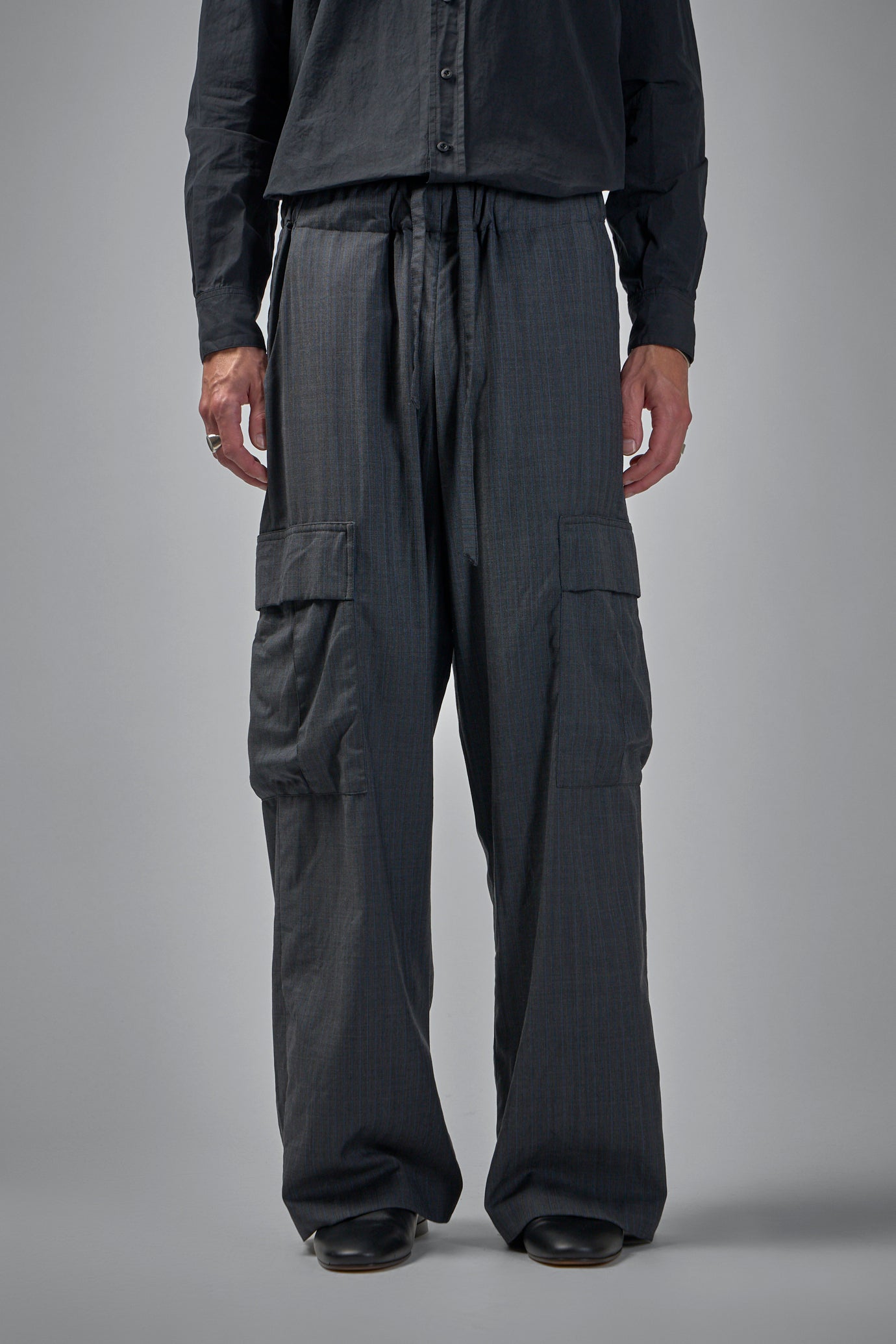 Exaggerated Volume 6-pocket Cargo Trouser