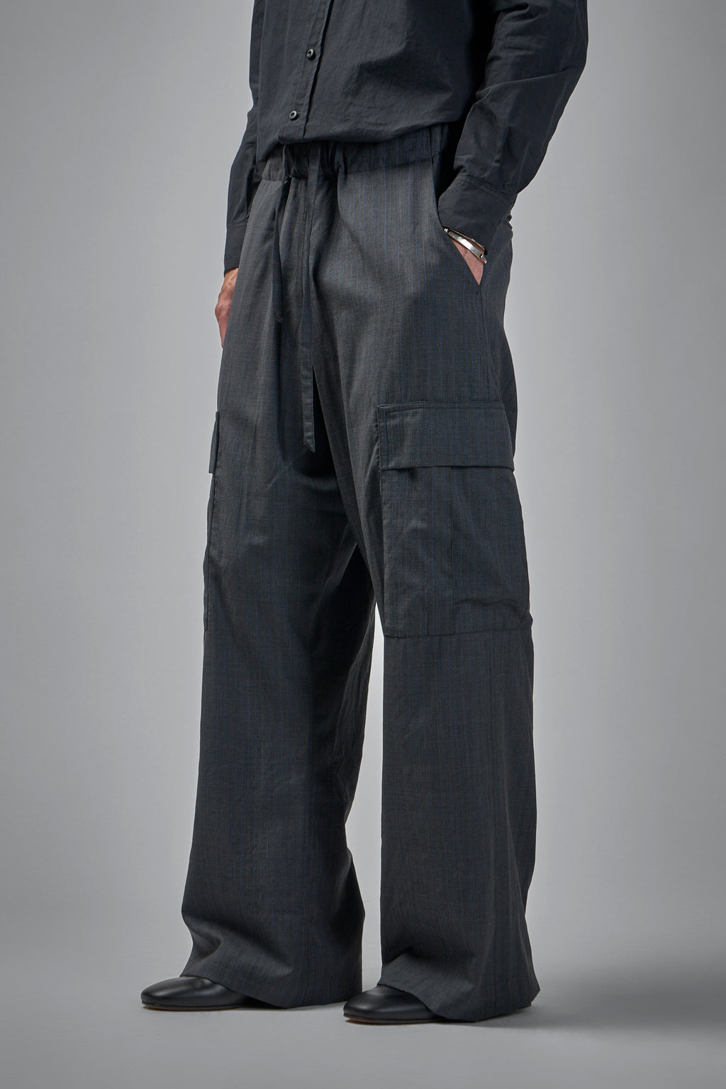 Exaggerated Volume 6-pocket Cargo Trouser