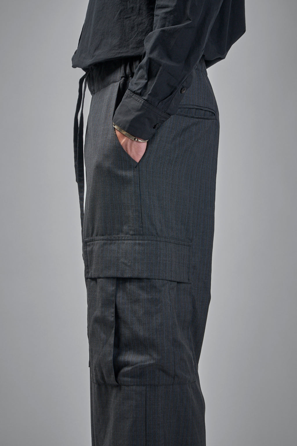 Exaggerated Volume 6-pocket Cargo Trouser