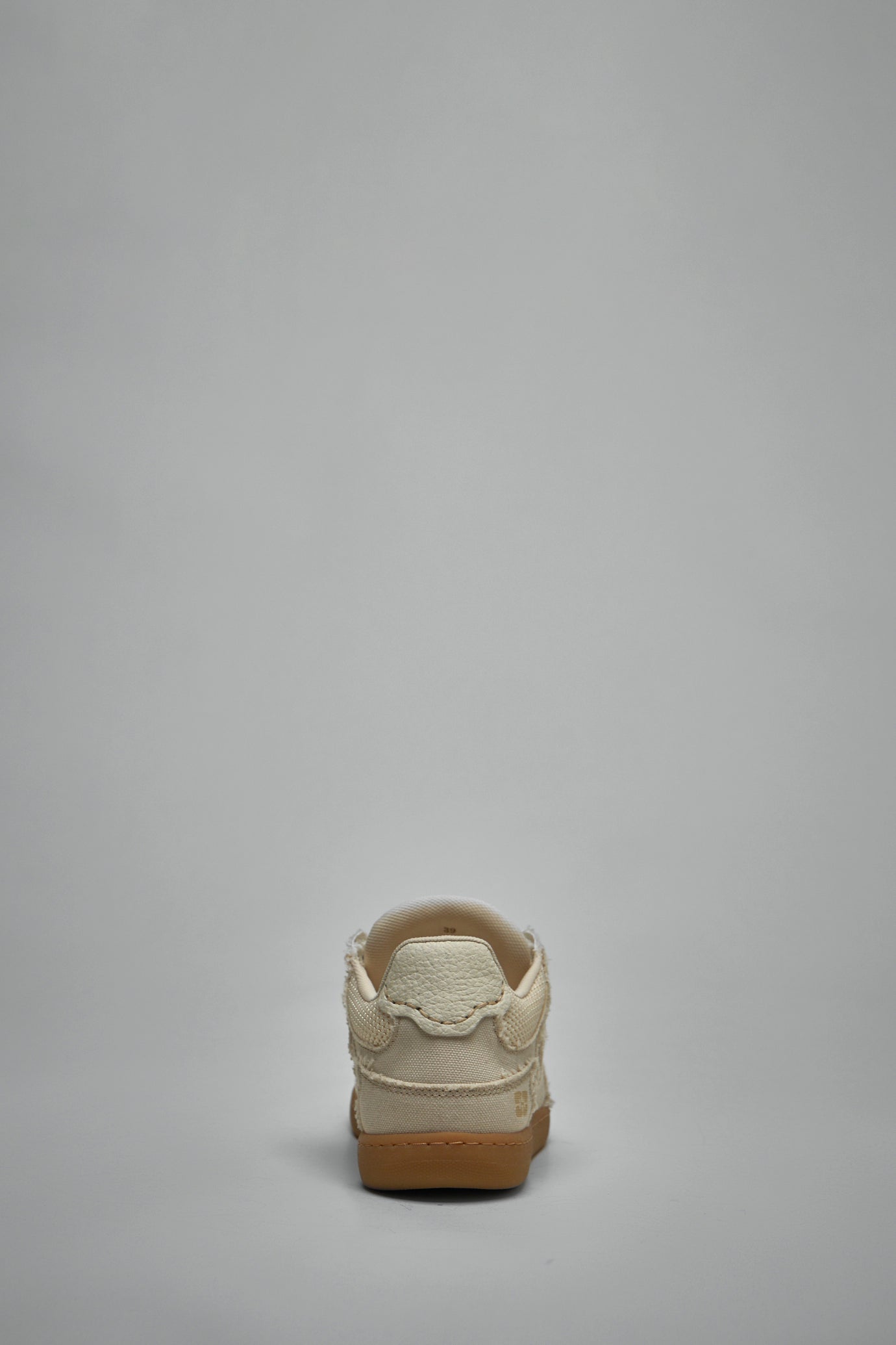 Canvas Raw Edge Sneakers