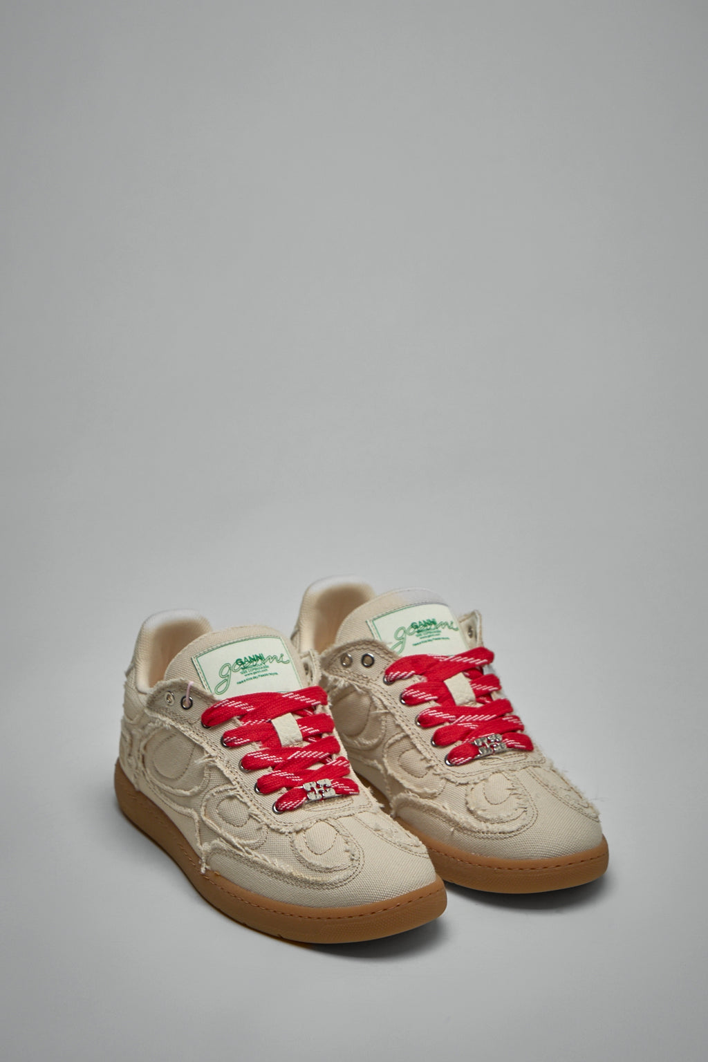 Canvas Raw Edge Sneakers