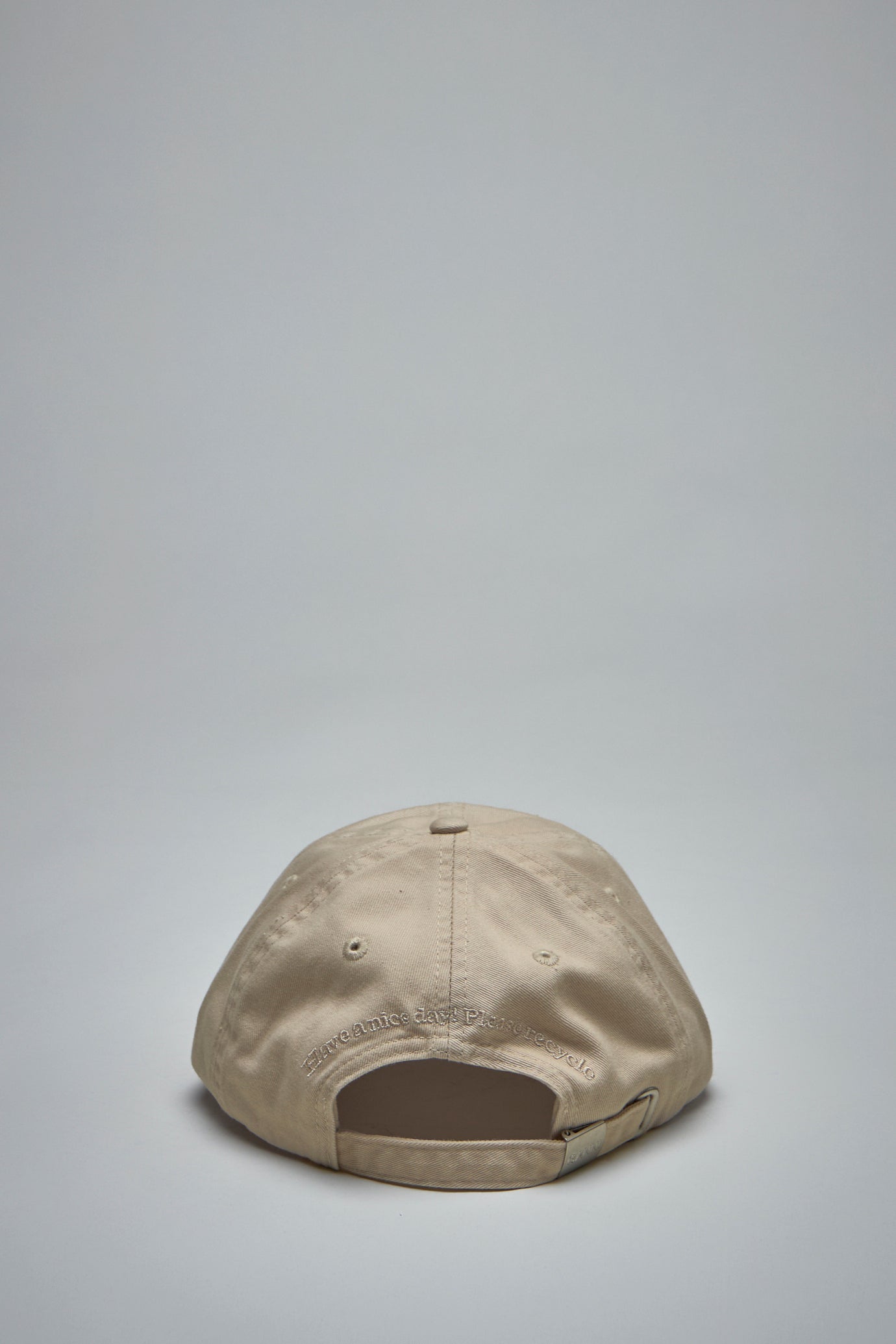 Washed Cotton Canvas Cap Embroidery