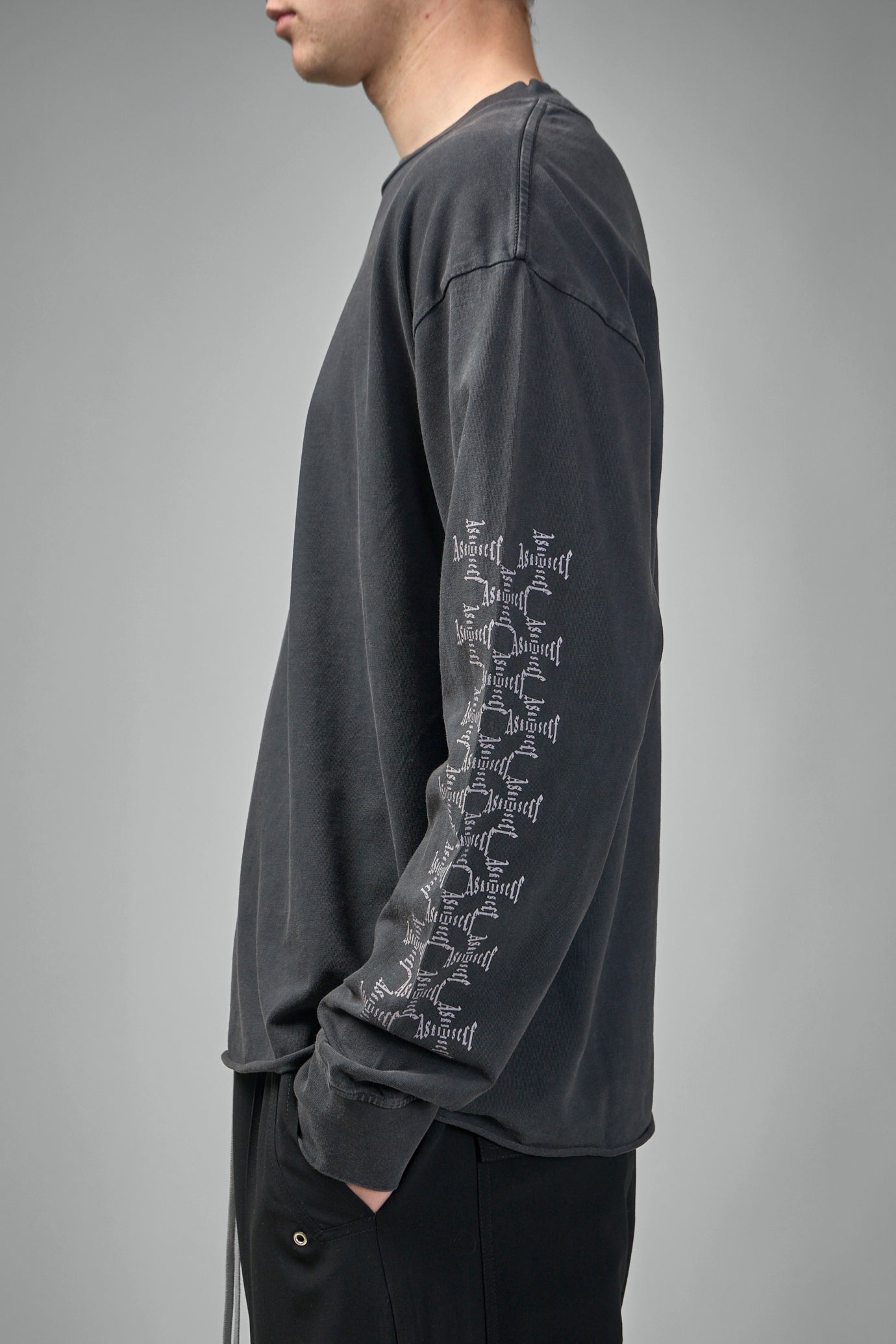Raw Cross Logo Vintage LS