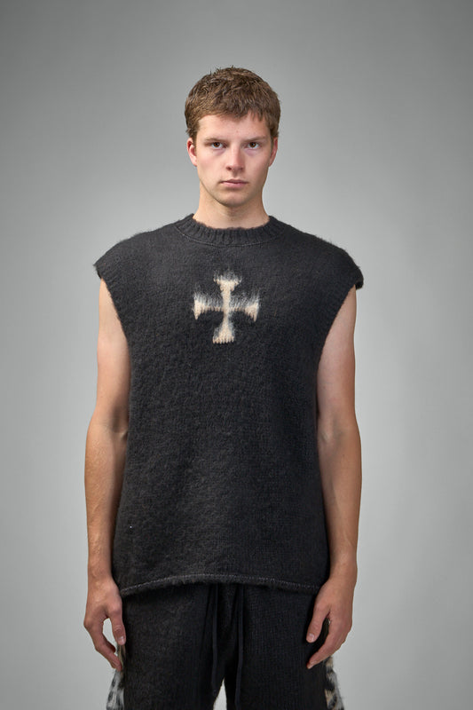 Brushed Cross Tank Top