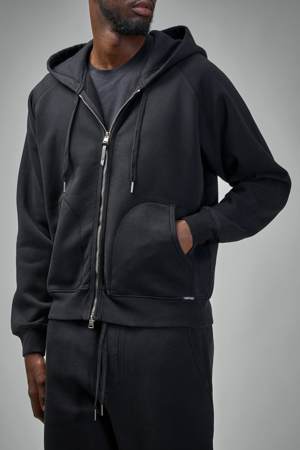Cotton Sweat Zip Hoodie