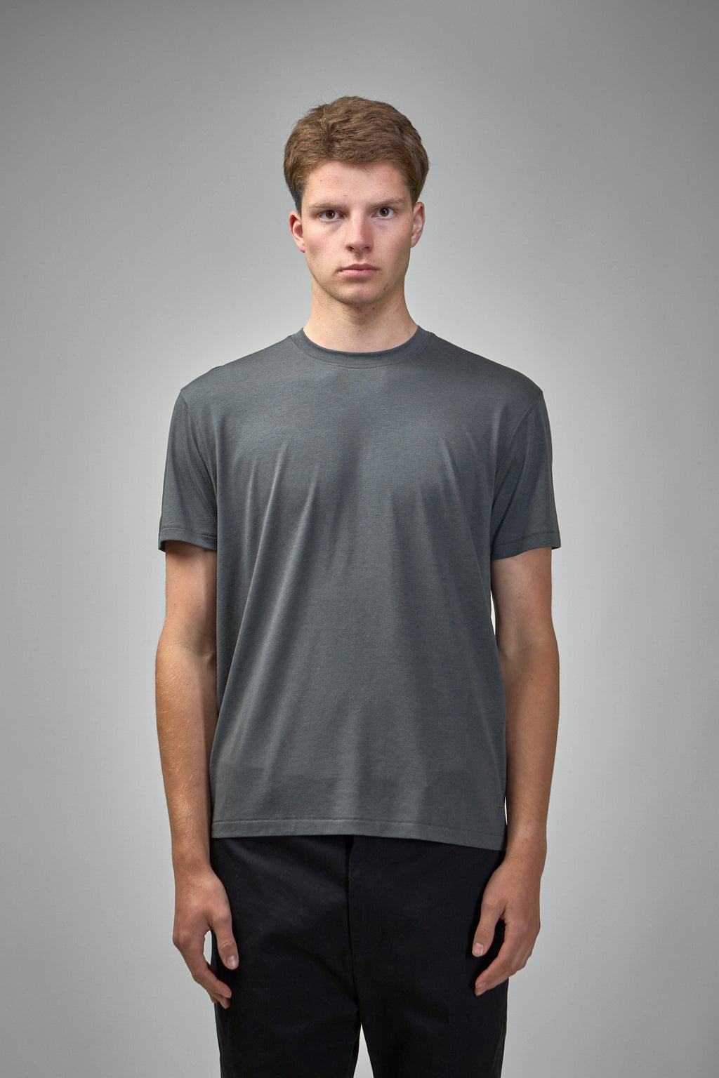 Lyocell Cotton SS Crew Neck