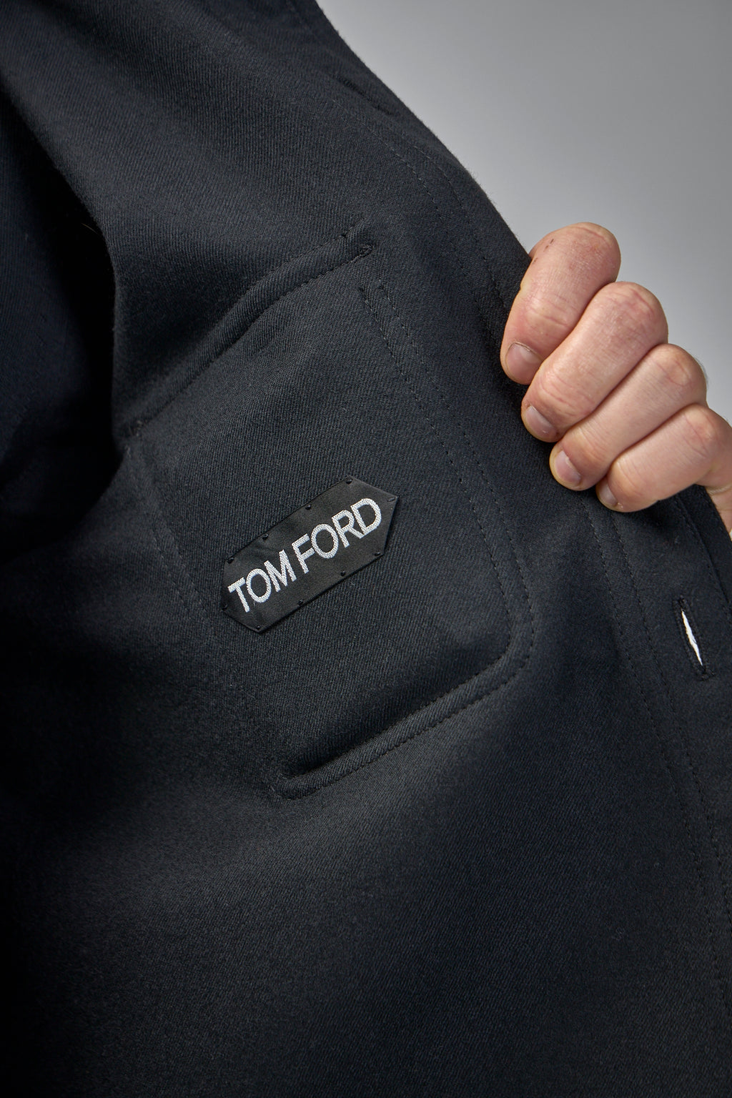 Double Splittable Light Wool Chest Pocket Outershirt