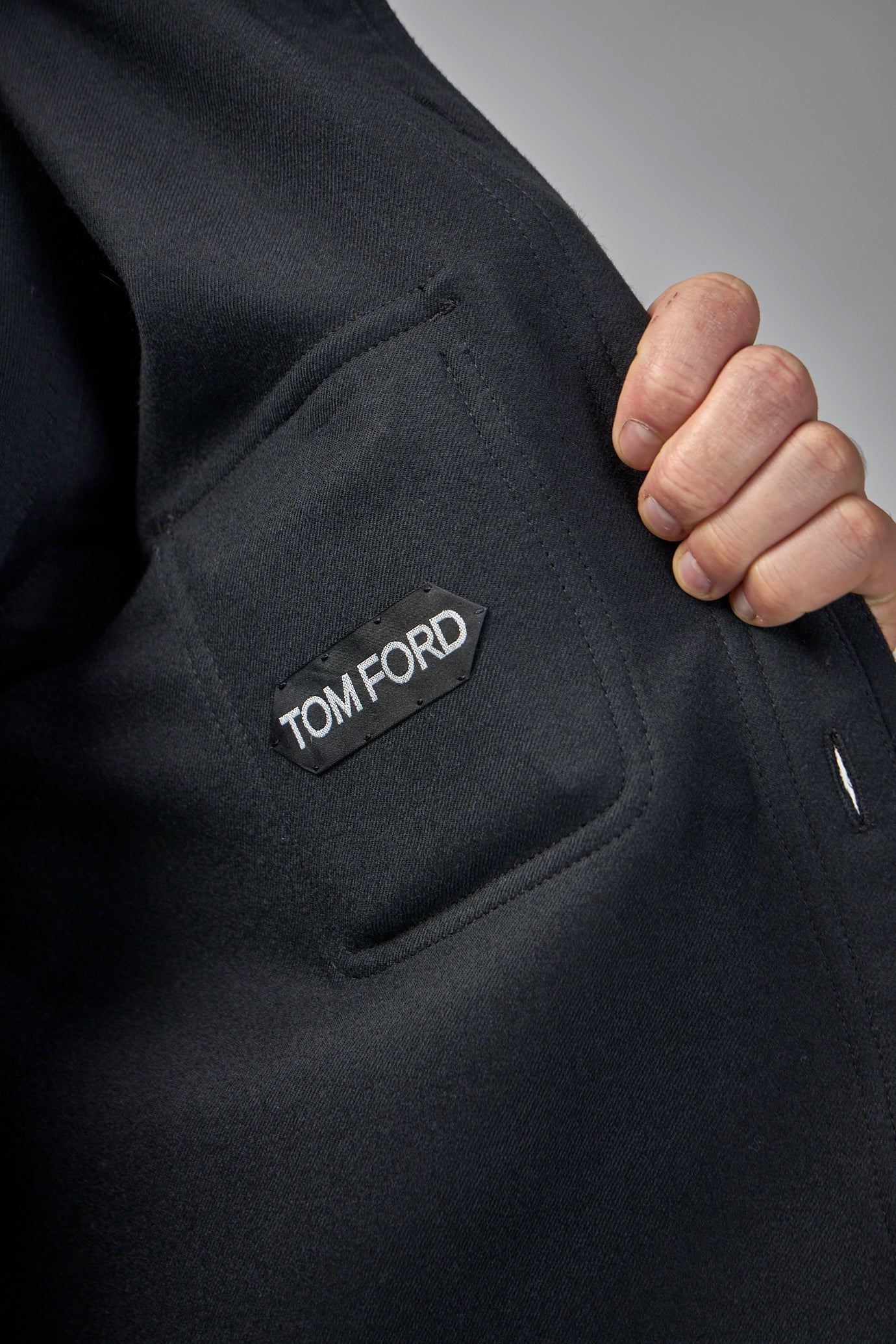 Double Splittable Light Wool Chest Pocket Outershirt