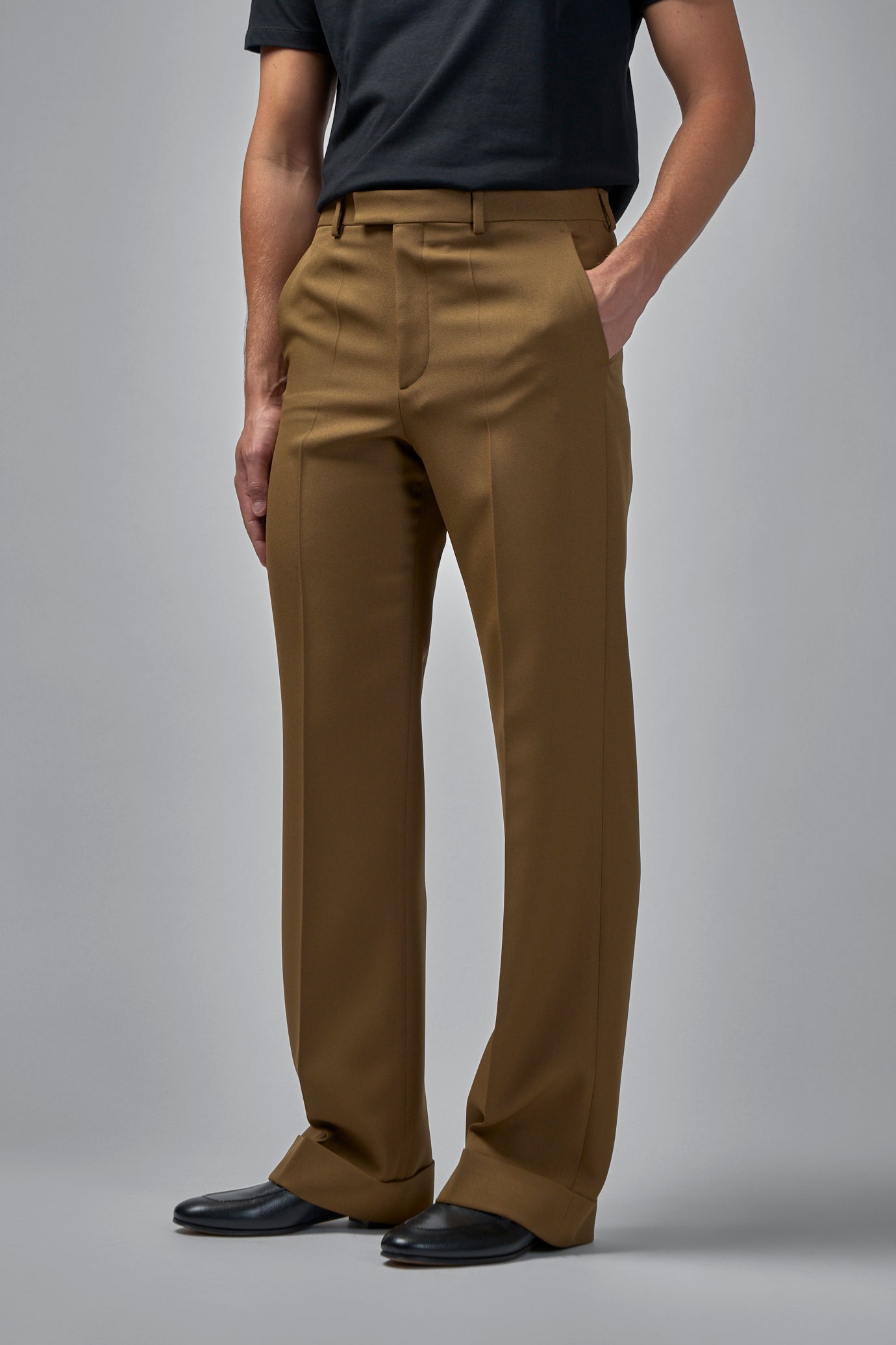Formalwear Techno Drape Gabardine Pants