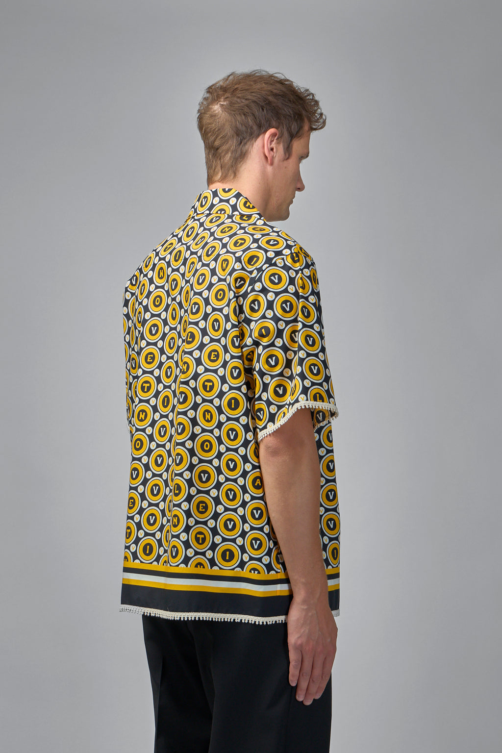 Bowling Shirt With Bulles Royales Print