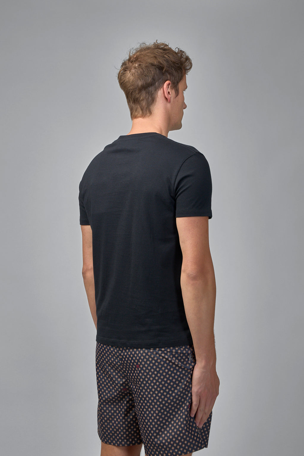 Cotton T-shirt With Vlogo Patch