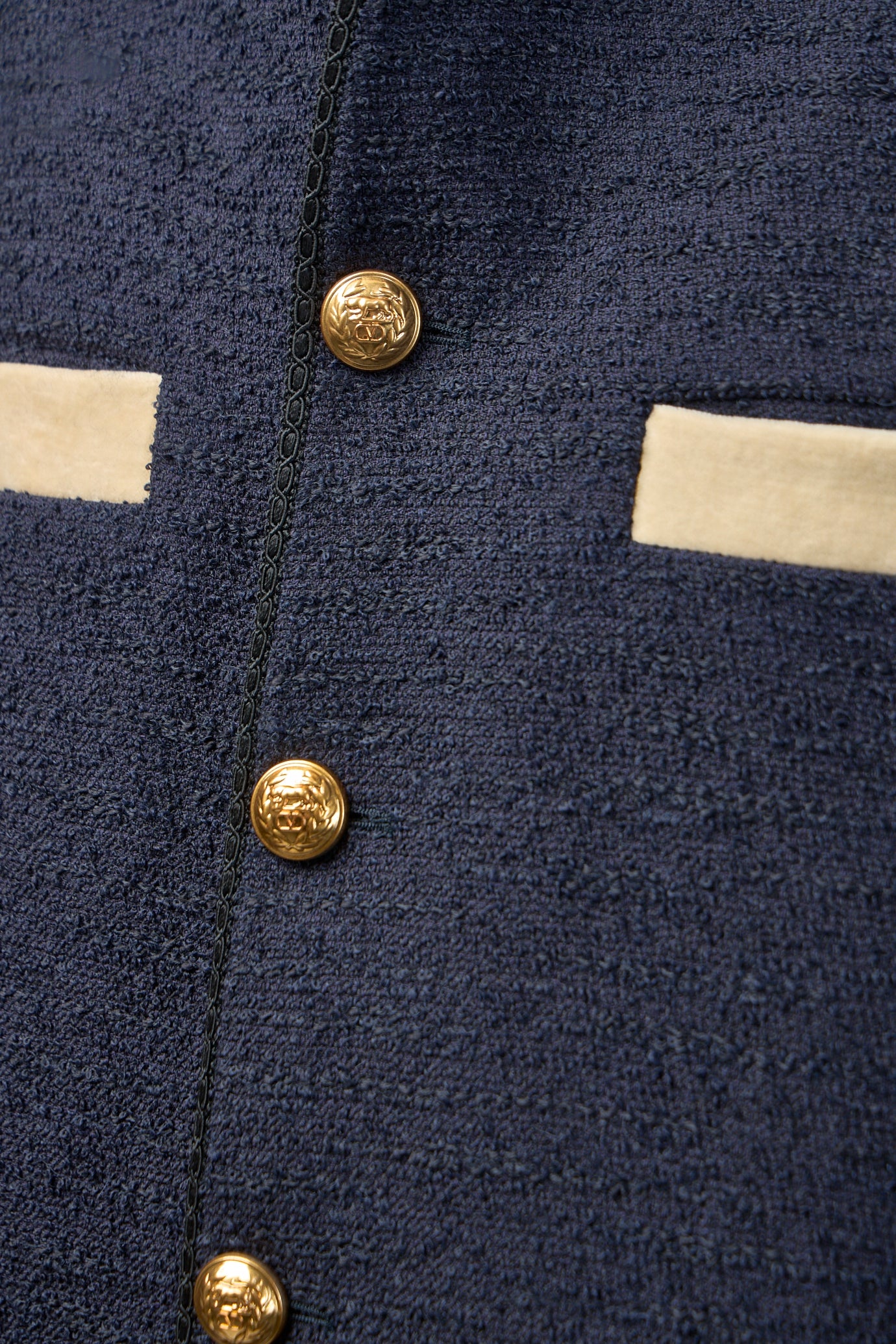 Cotton Tweed Bomber Jacket