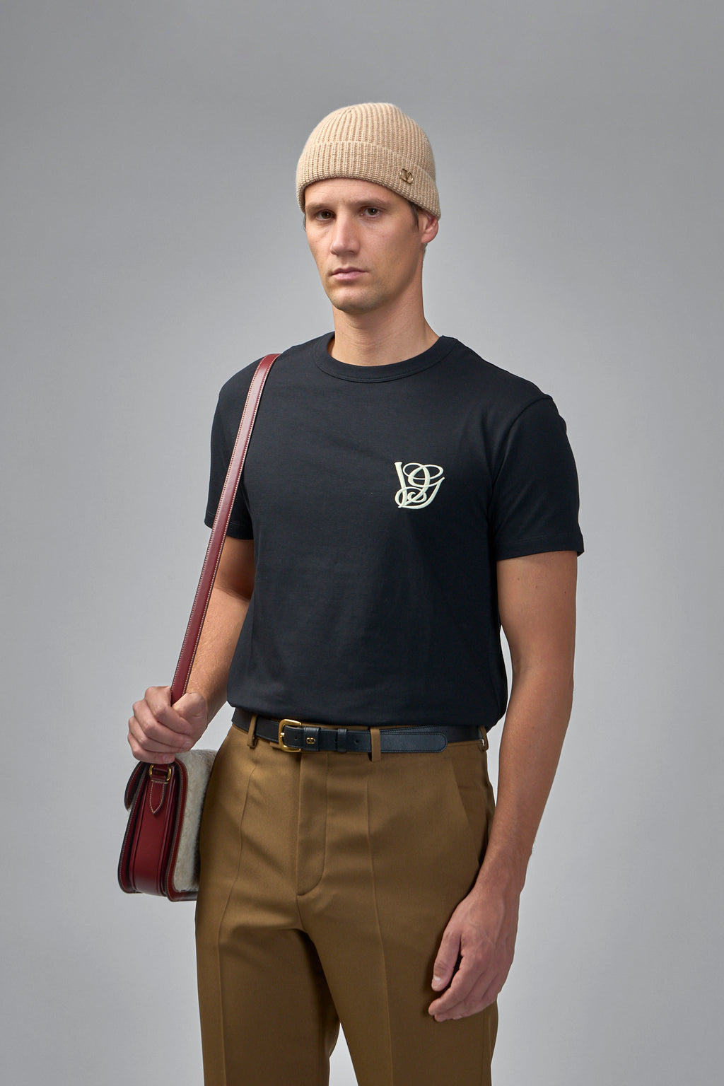 Cotton T-Shirt With VG Patch