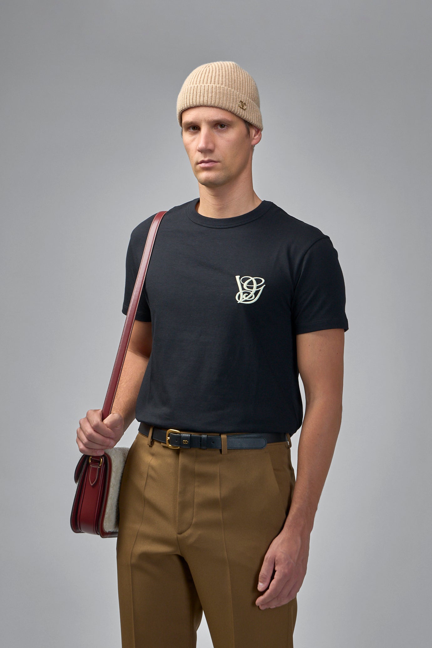 Cotton T-Shirt With VG Patch