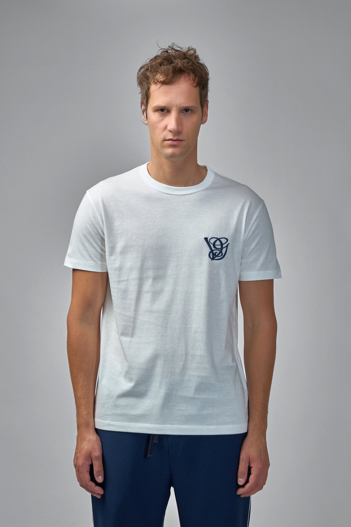Cotton T-Shirt With VG Patch