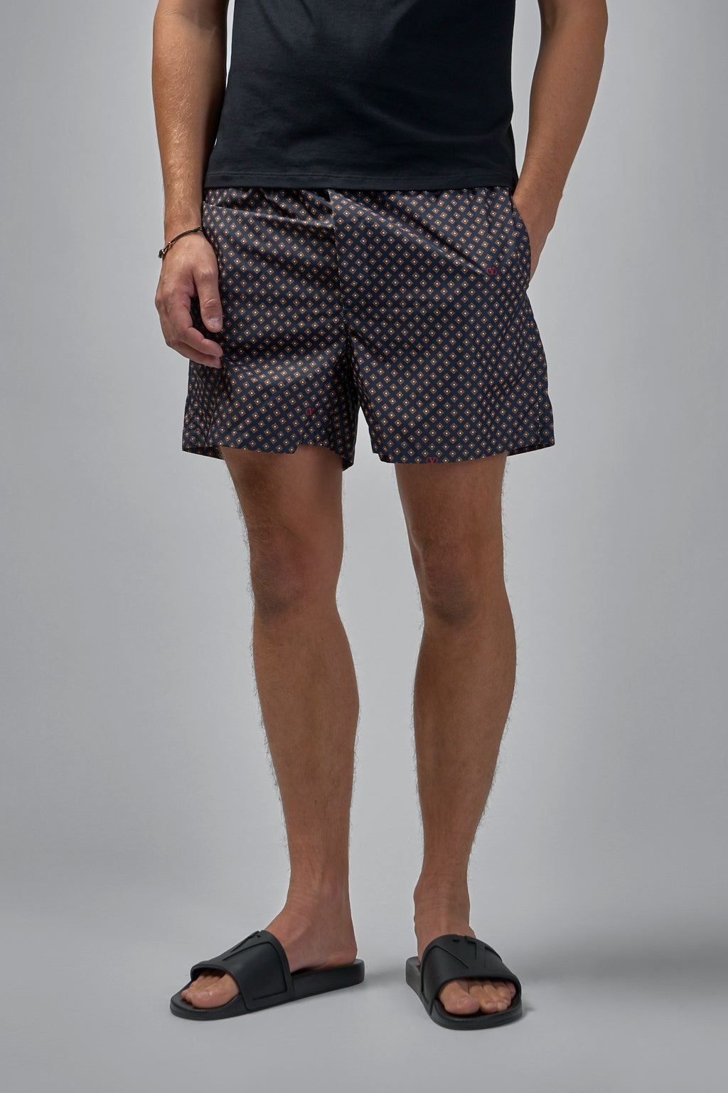 Nylon Swimsuit With Cherryfic Print