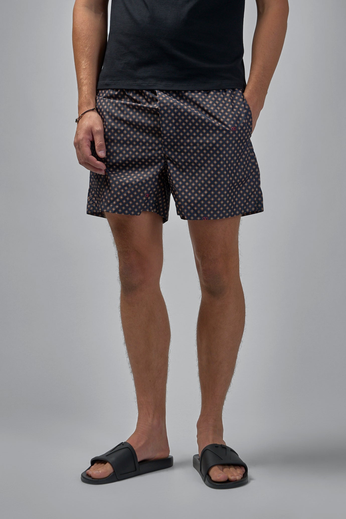 Nylon Swimsuit With Cherryfic Print