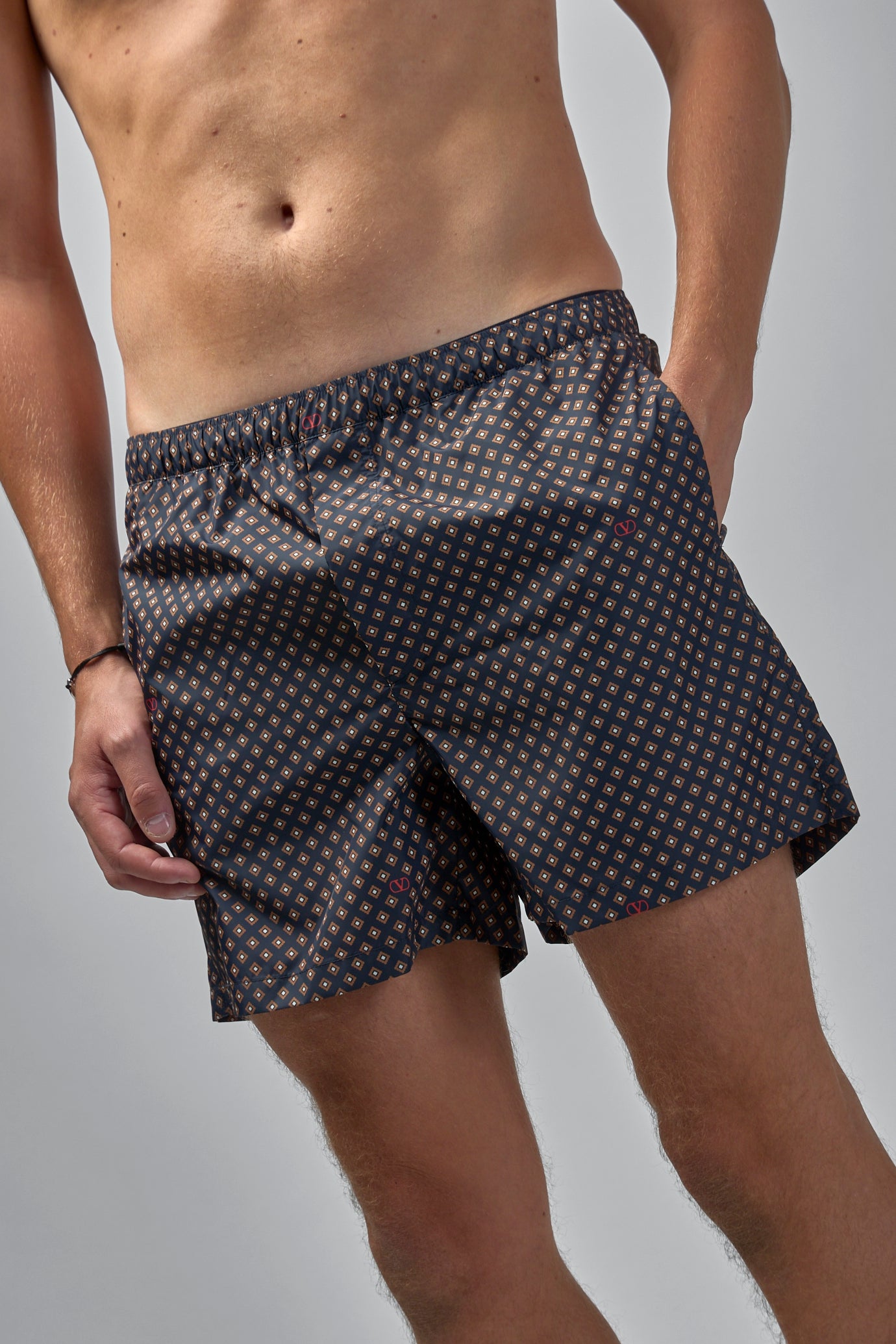 Nylon Swimsuit With Cherryfic Print