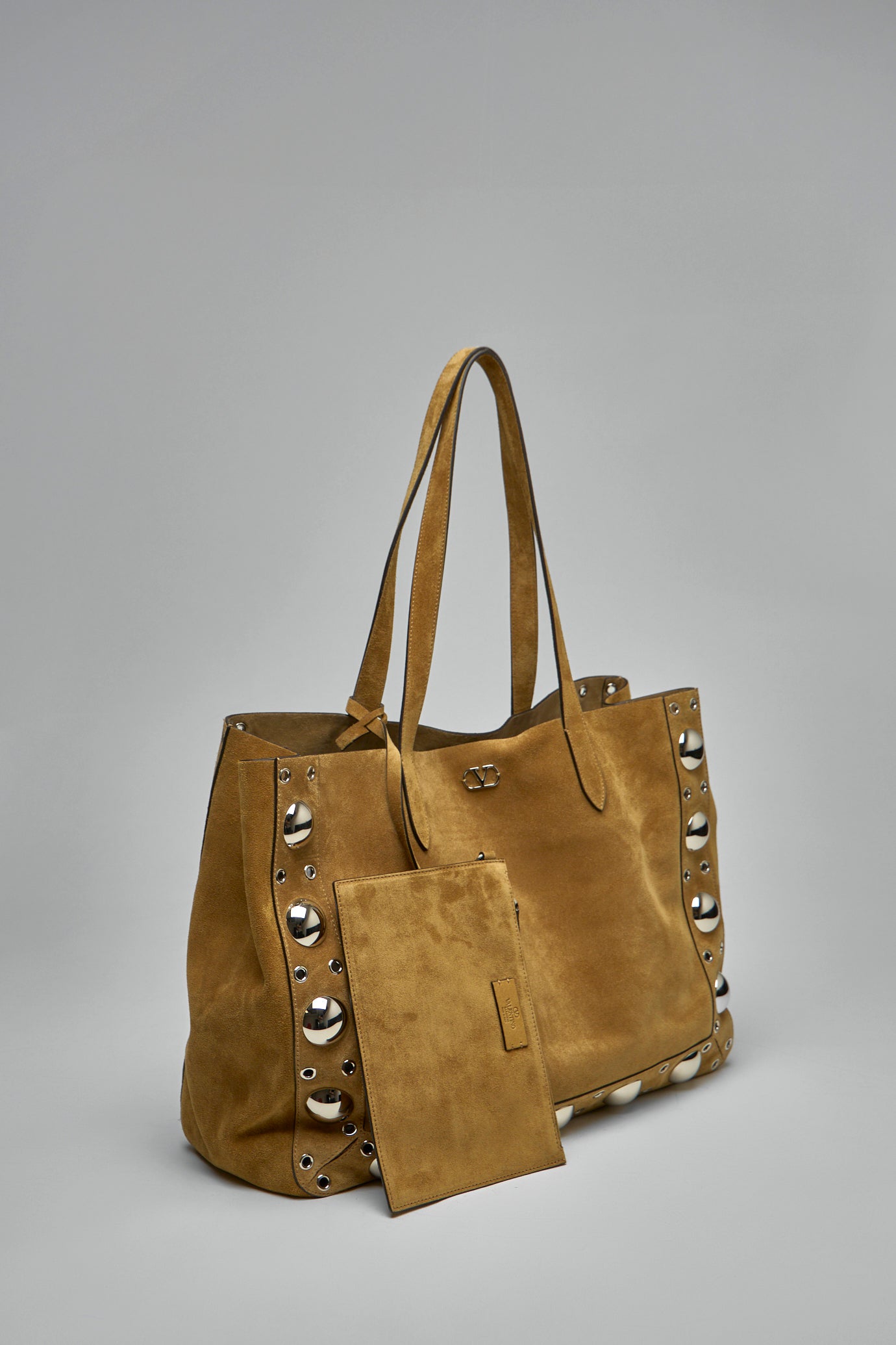 Large Tote Frame Suede