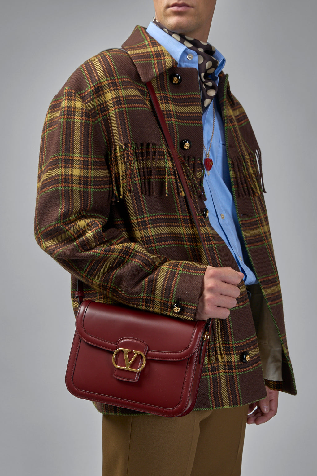 Foldover Top Shoulder Bag