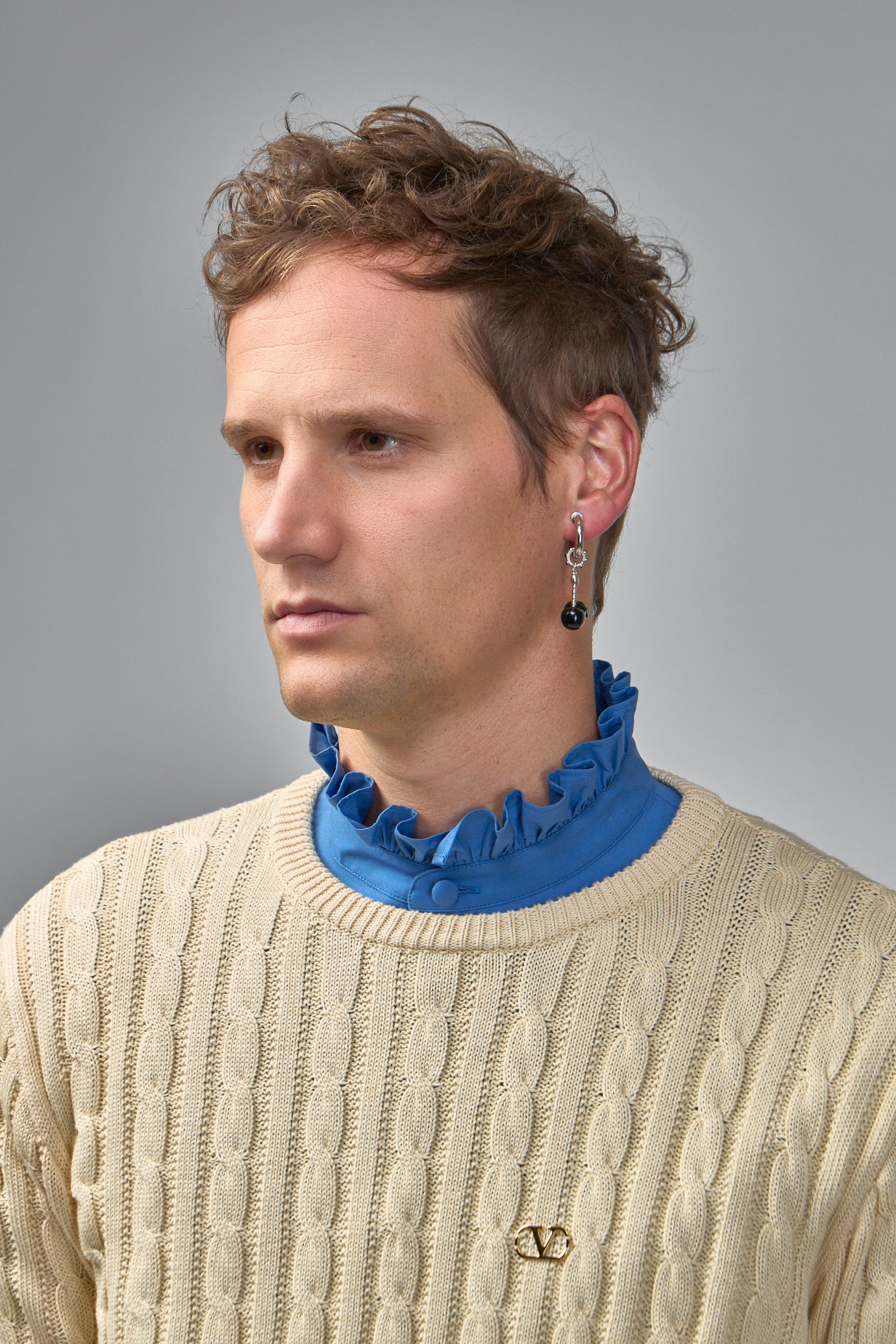 VLogo Signature Mono Earring