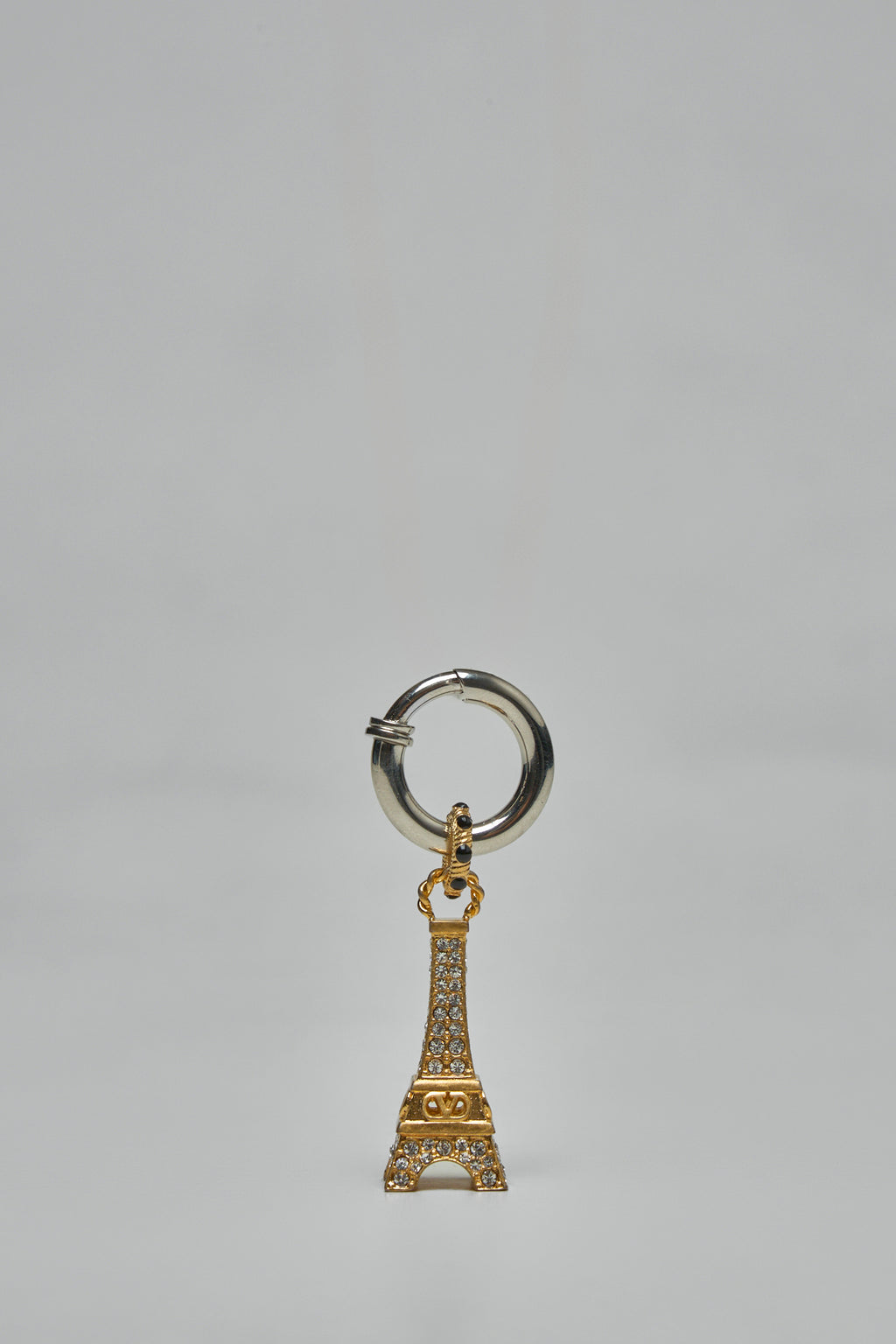 Ovalette Mono Earring In Metal