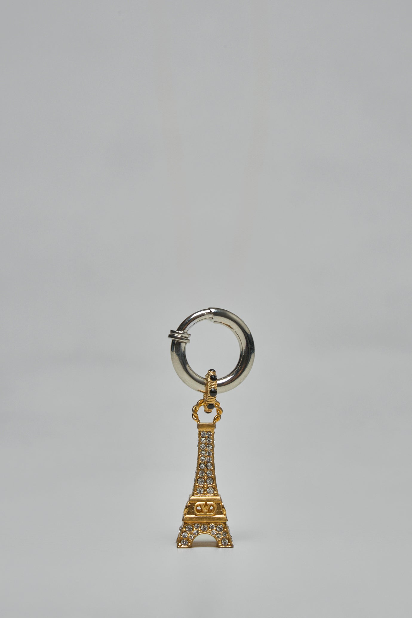 Ovalette Mono Earring In Metal