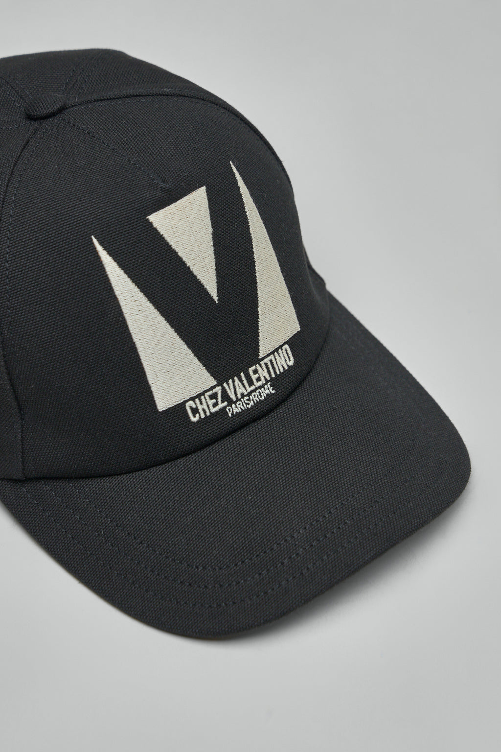 Chez Valentino Baseball Cap with Embroidery