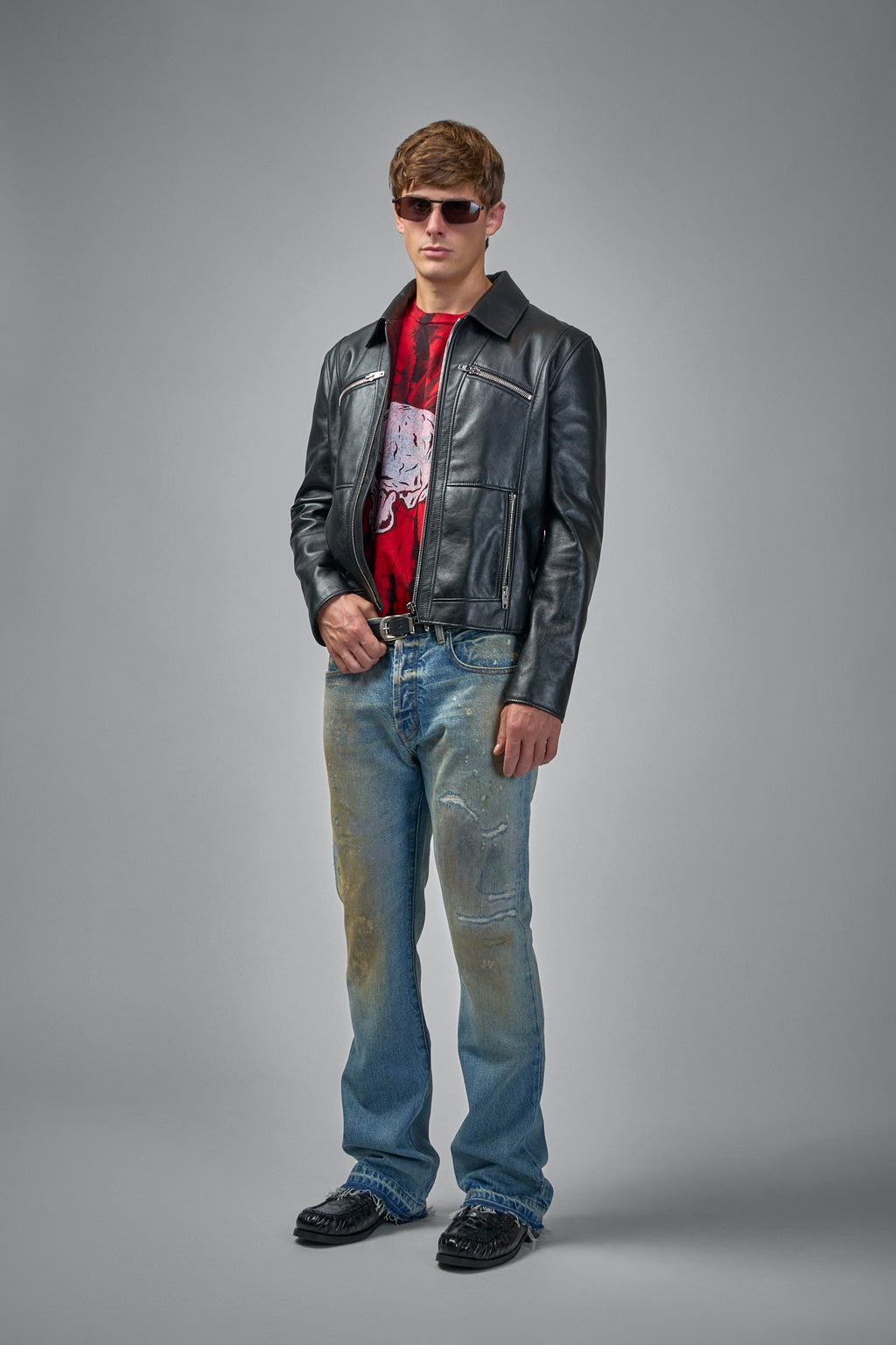 Exploited Tee Red Tie Dye