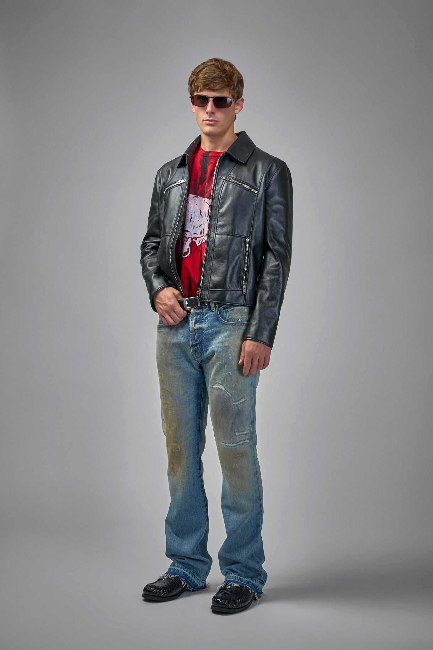 Exploited Tee Red Tie Dye