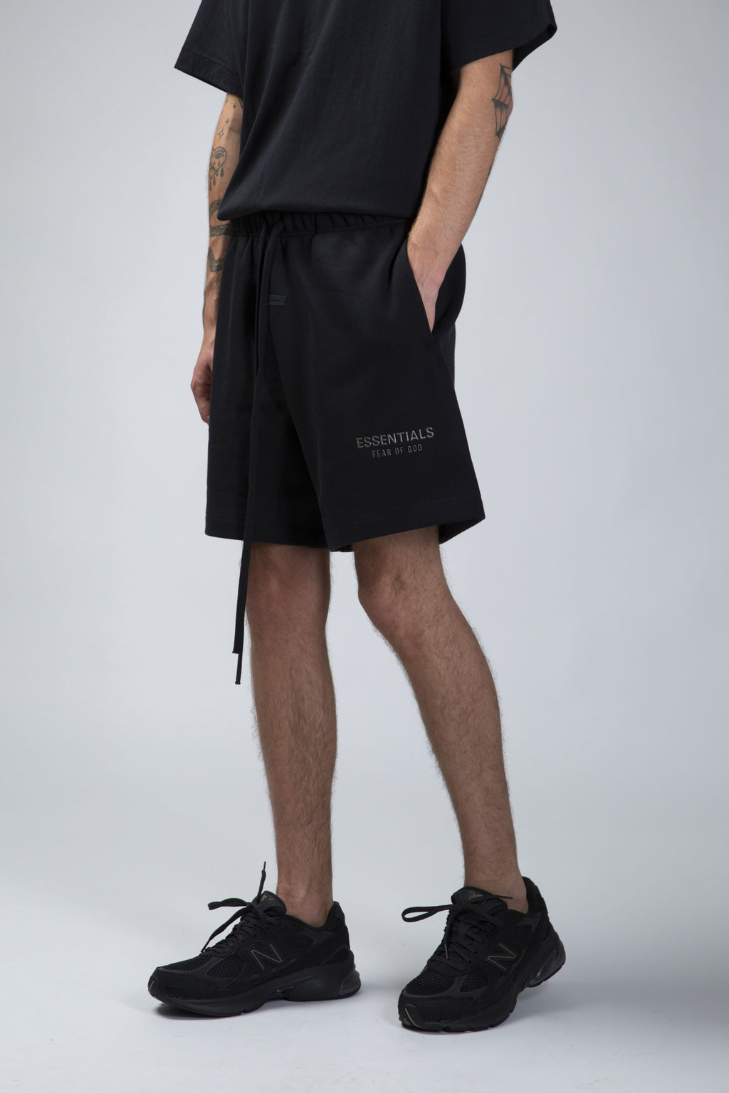 Soccer Fleece Shorts - Jet Black
