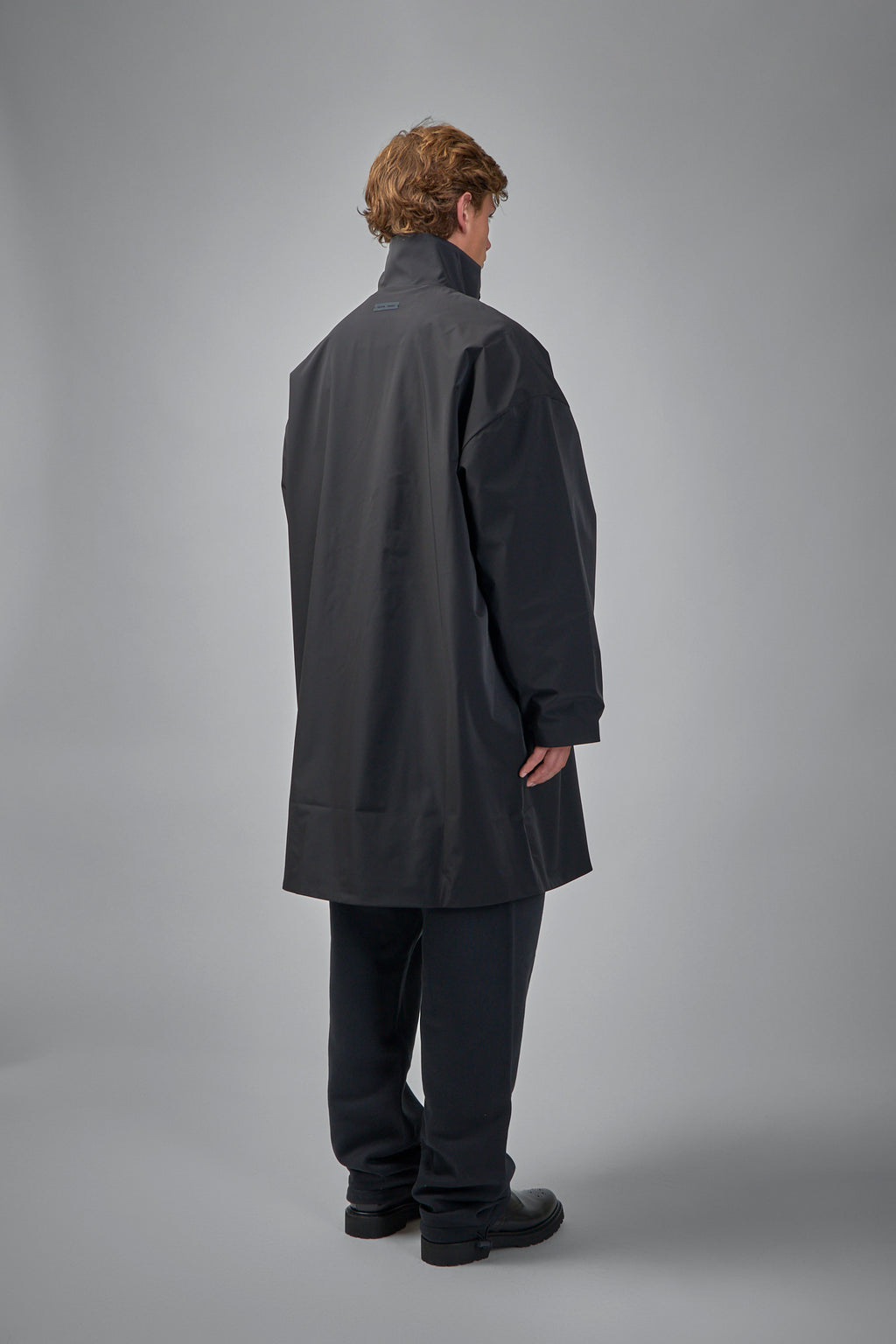 Sporty Nylon High Neck Jacket