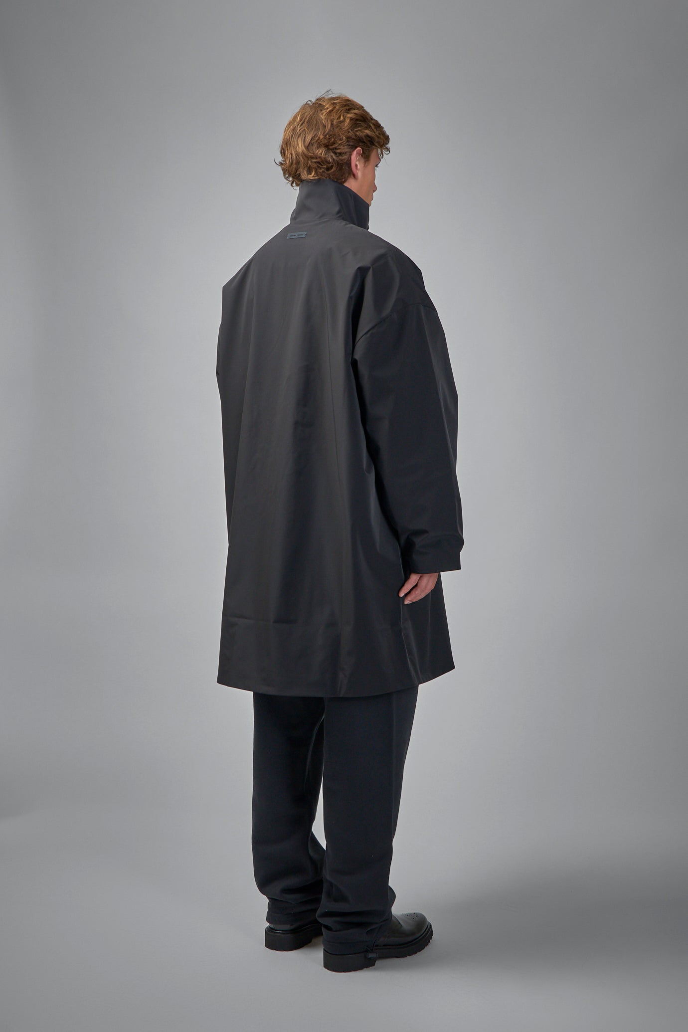 Sporty Nylon High Neck Jacket