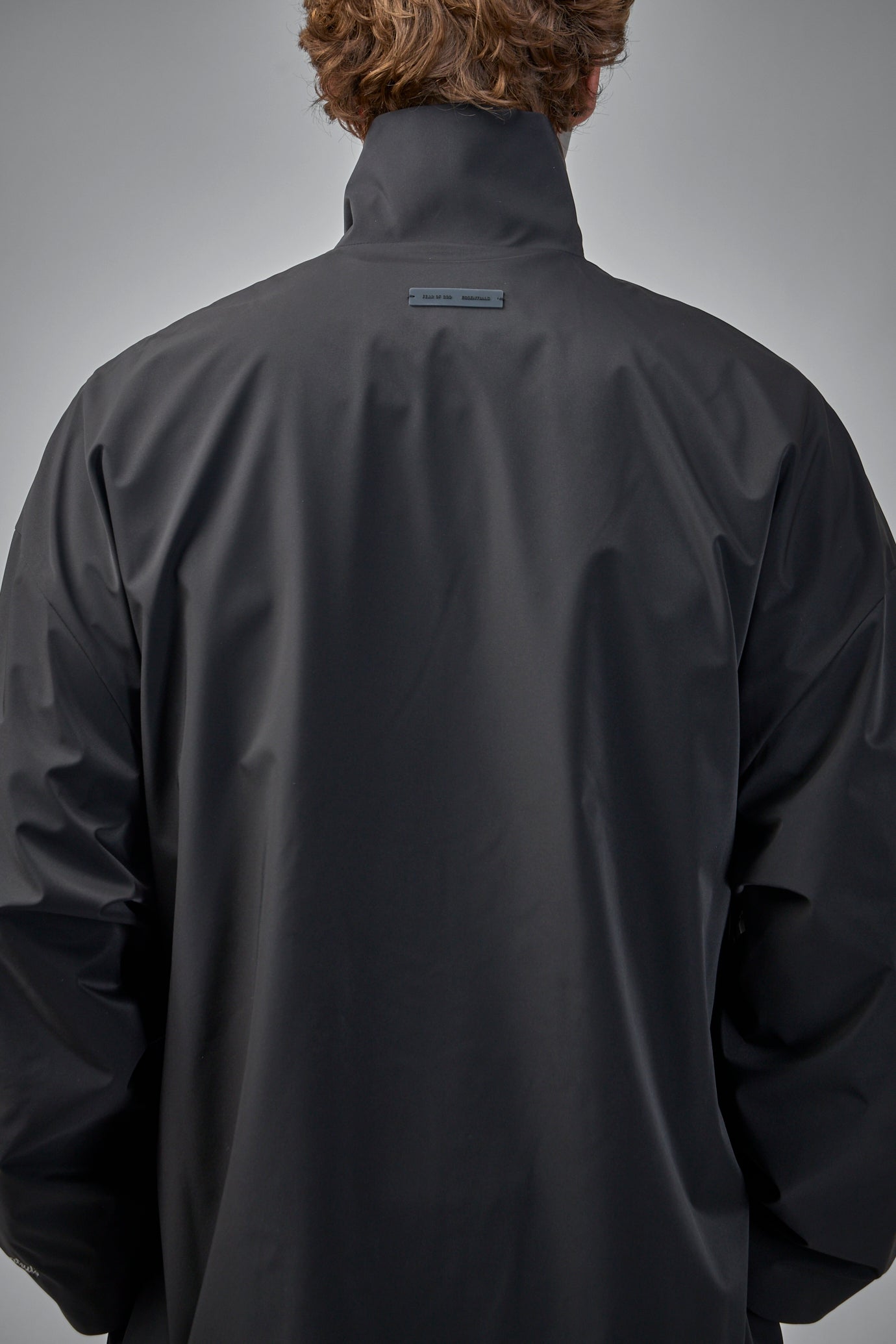 Sporty Nylon High Neck Jacket