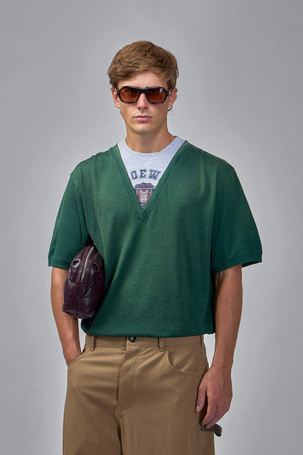 Loose Fit T-Shirt in Cotton Blend