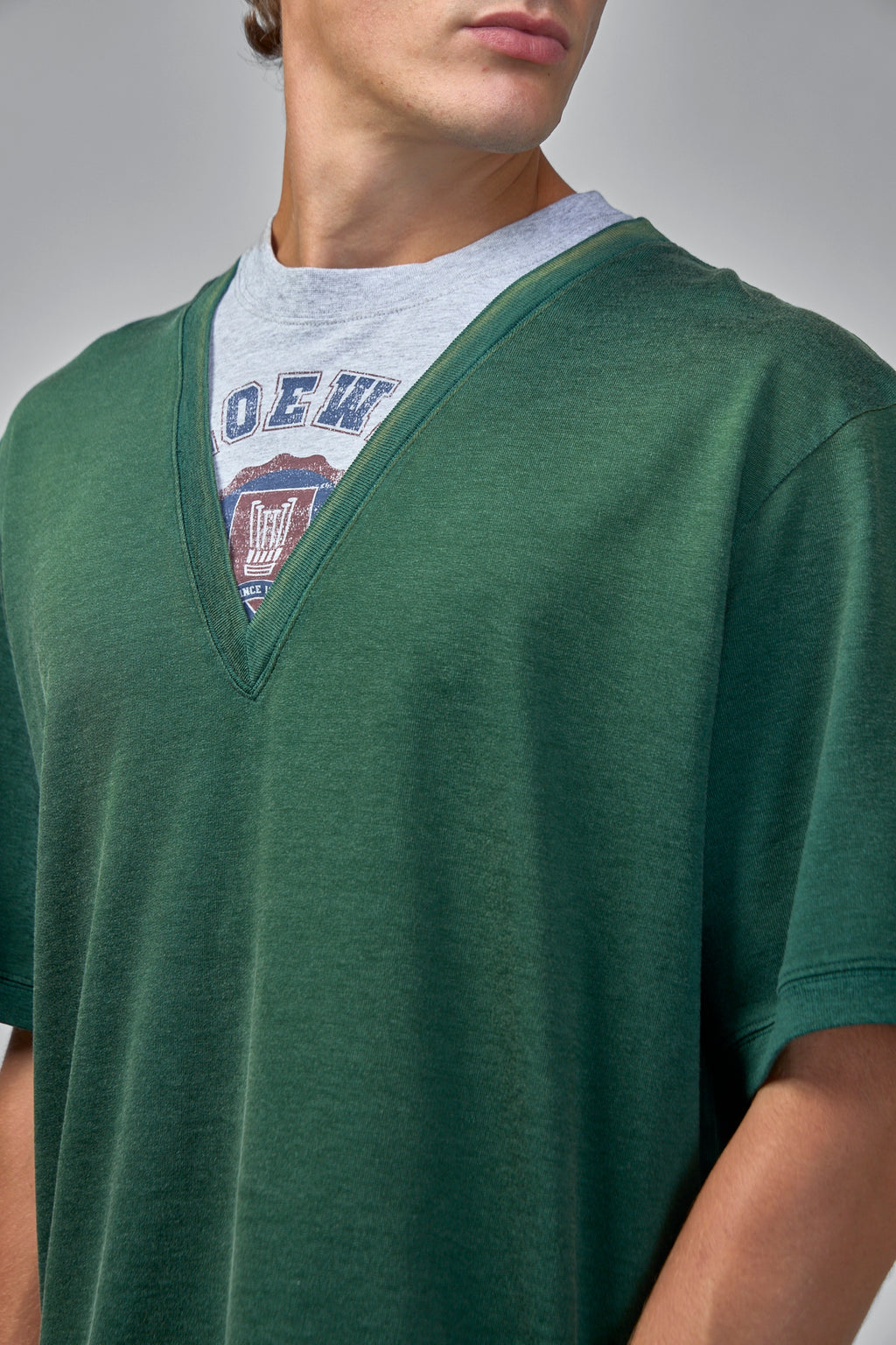 Loose Fit T-Shirt in Cotton Blend